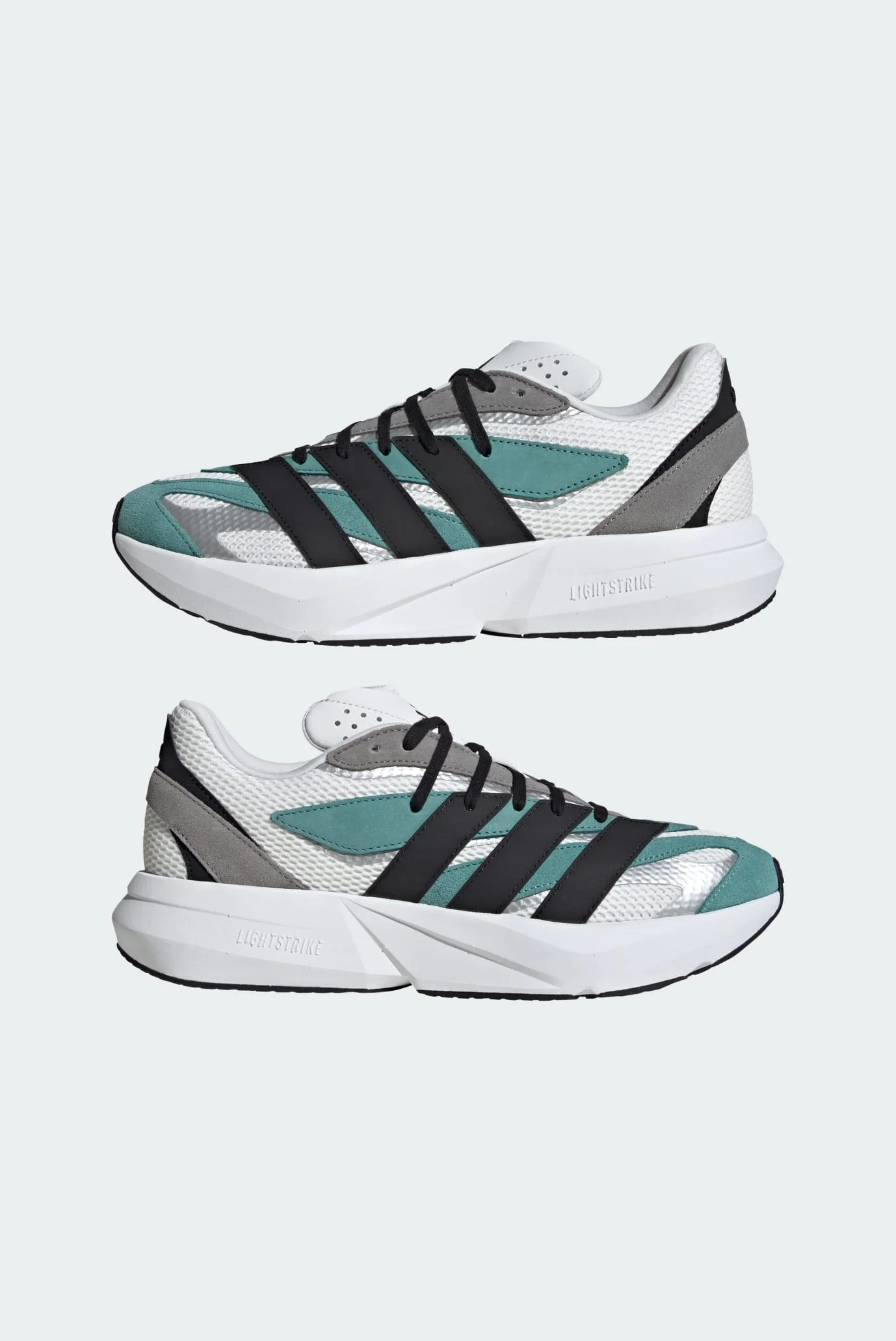 Чоловічі білі кросівки Lightblaze adidas JR3462 — MD-Fashion