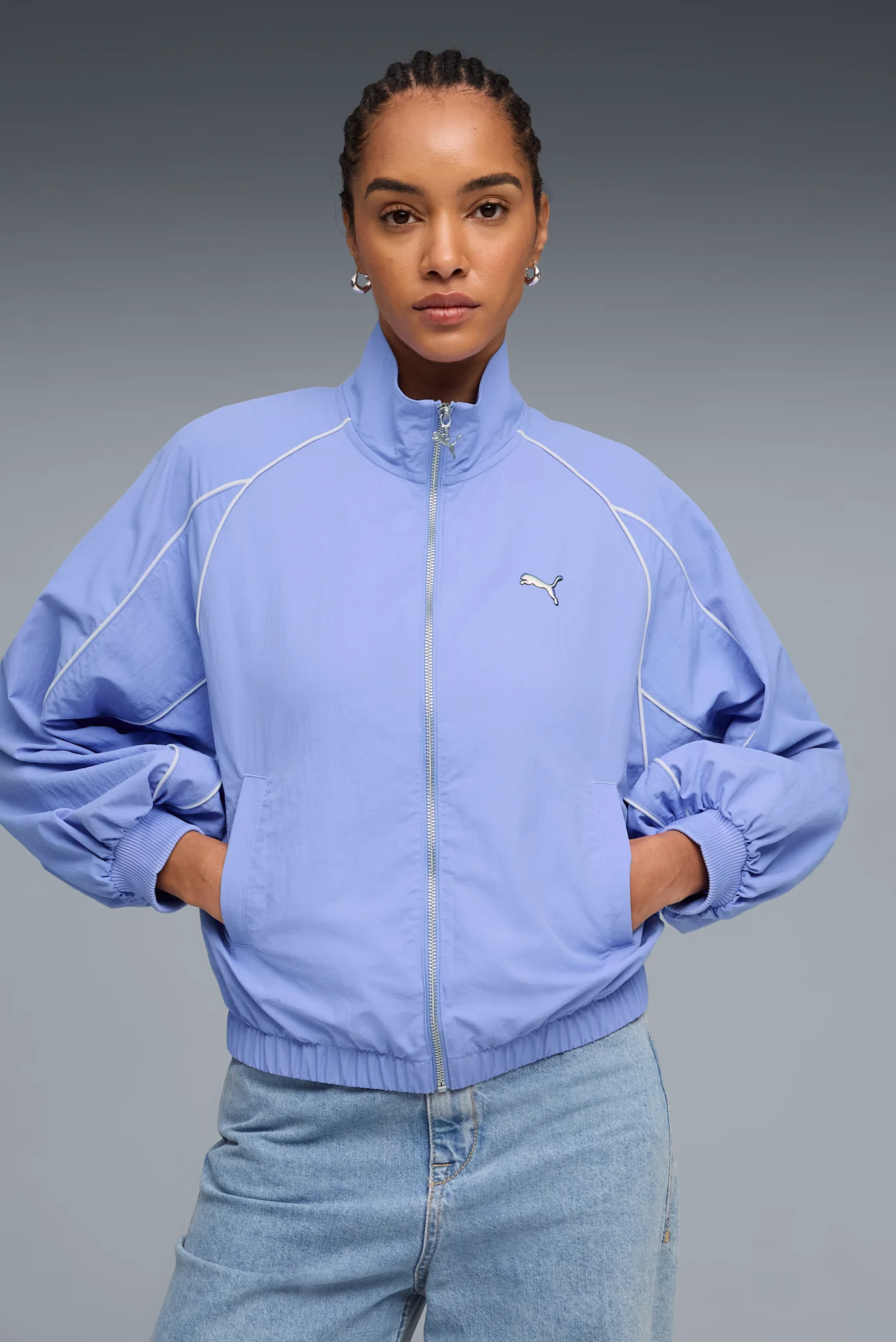 Женская сиреневая куртка T7 Balloon Jacket Women PUMA 634558_60