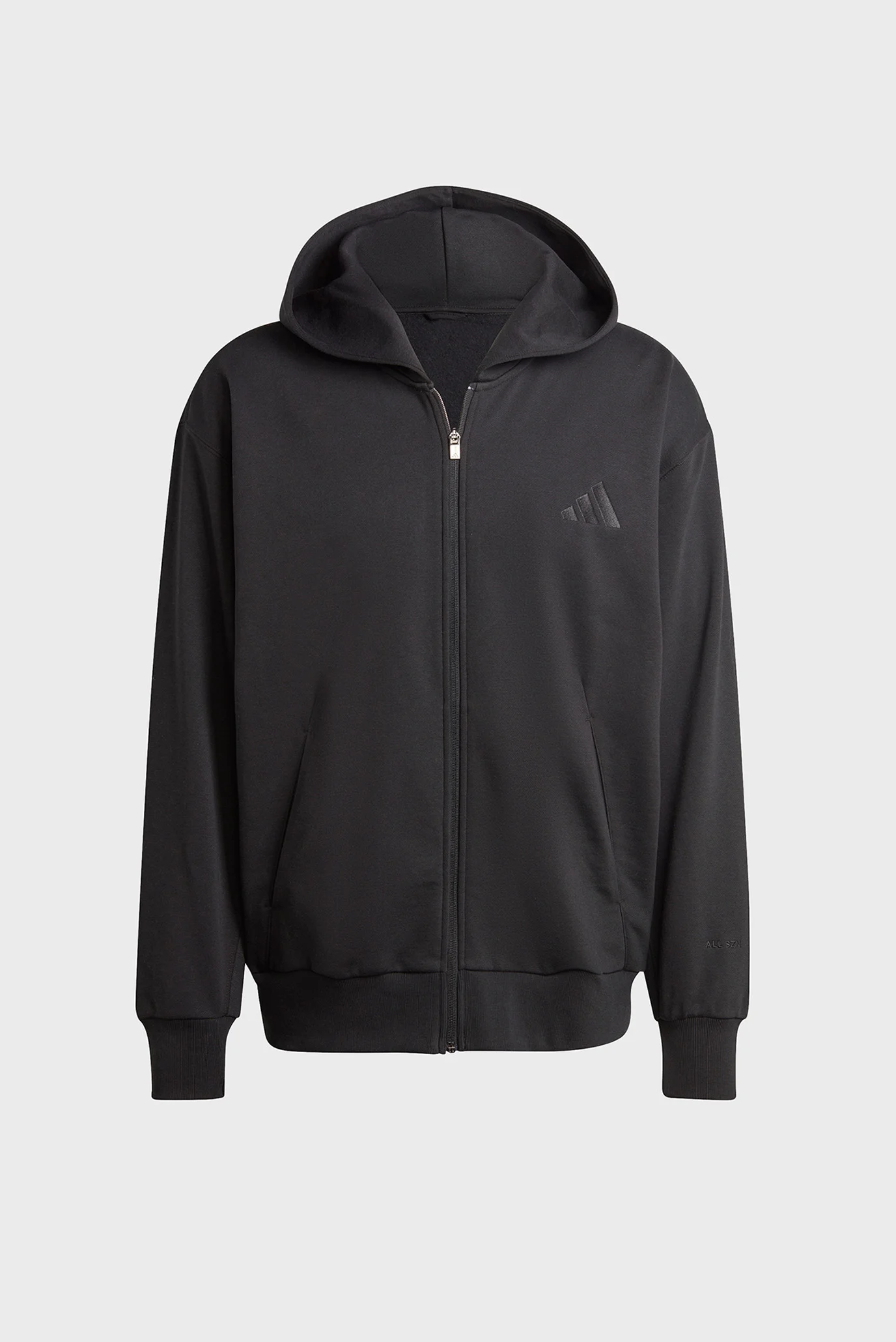 Мужское черное худи ALL SZN Fleece Full-Zip adidas IX1249 — MD-Fashion