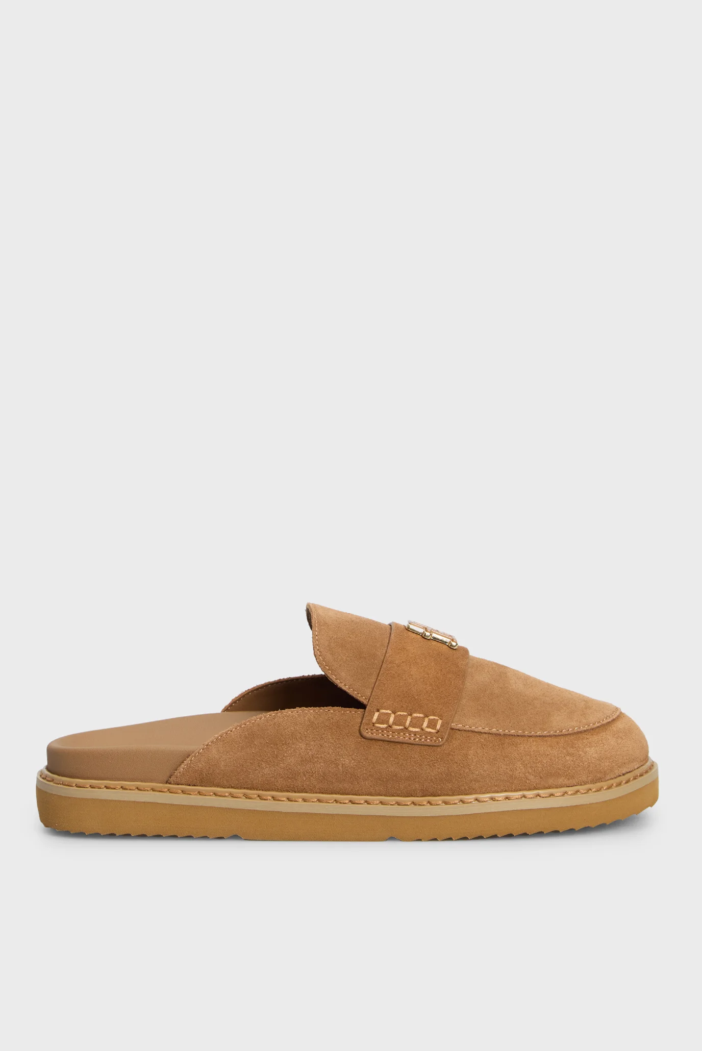 Жіночі руді замшеві мюлі SUEDE CLOSED TOE MULE Tommy Hilfiger