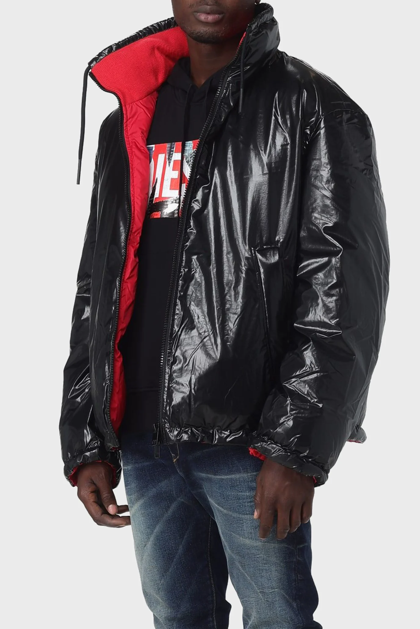 Мужская черная куртка W-JUPIT Diesel A10607 0JKKL — MD-Fashion Мужская черная куртка W-JUPIT Diesel A10607 0JKKL — MD-Fashion