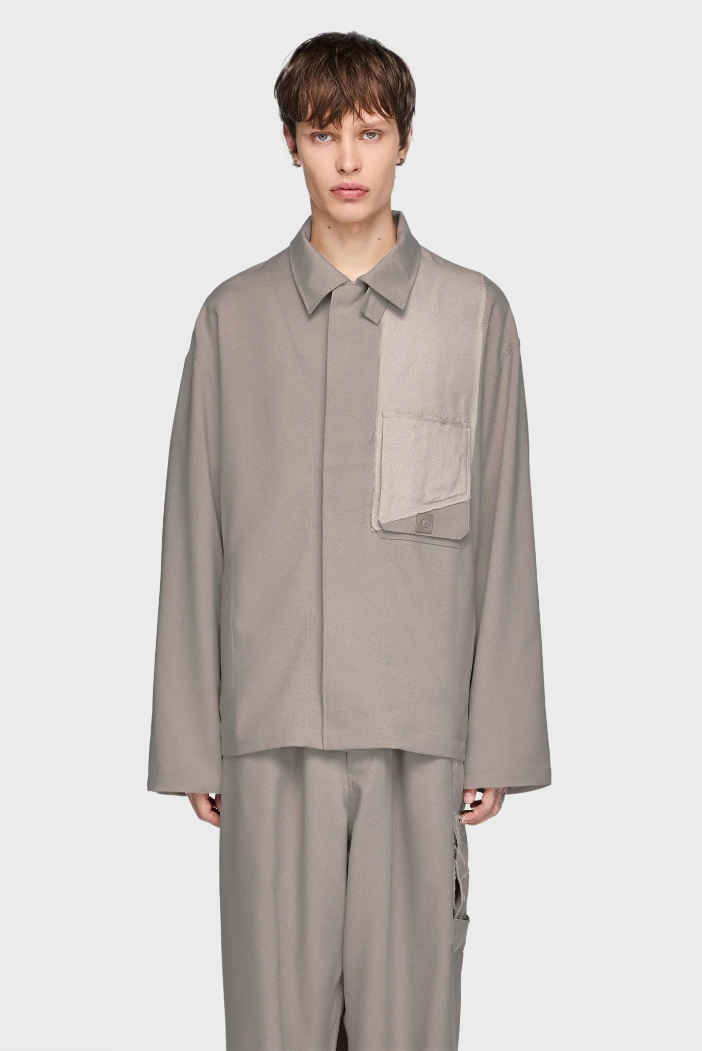 Мужская коричневая куртка Y-3 UTILITY BLOUSON adidas KS7635 — MD