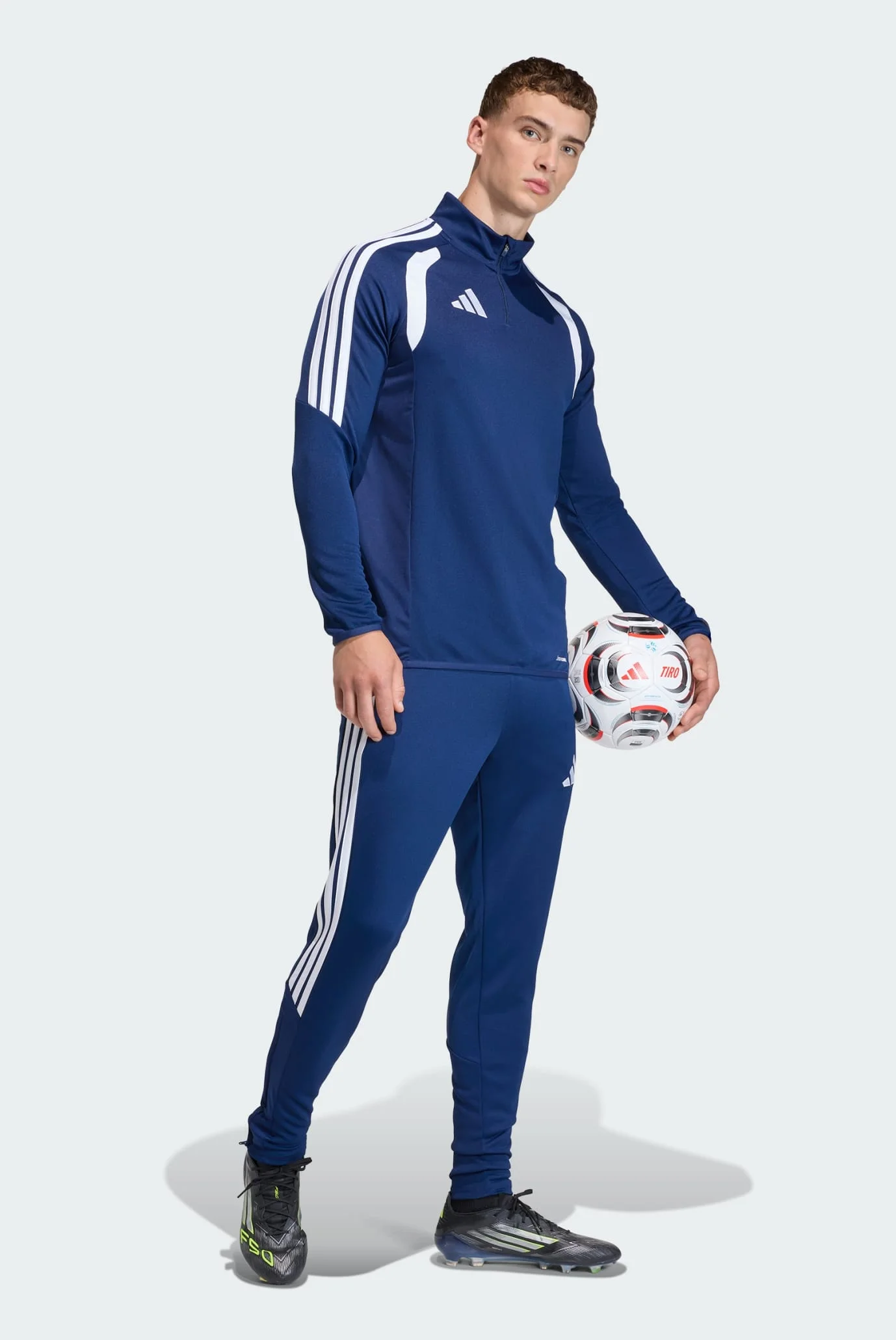 Мужские синие спортивные брюки Tiro26 League Regular adidas JY7229