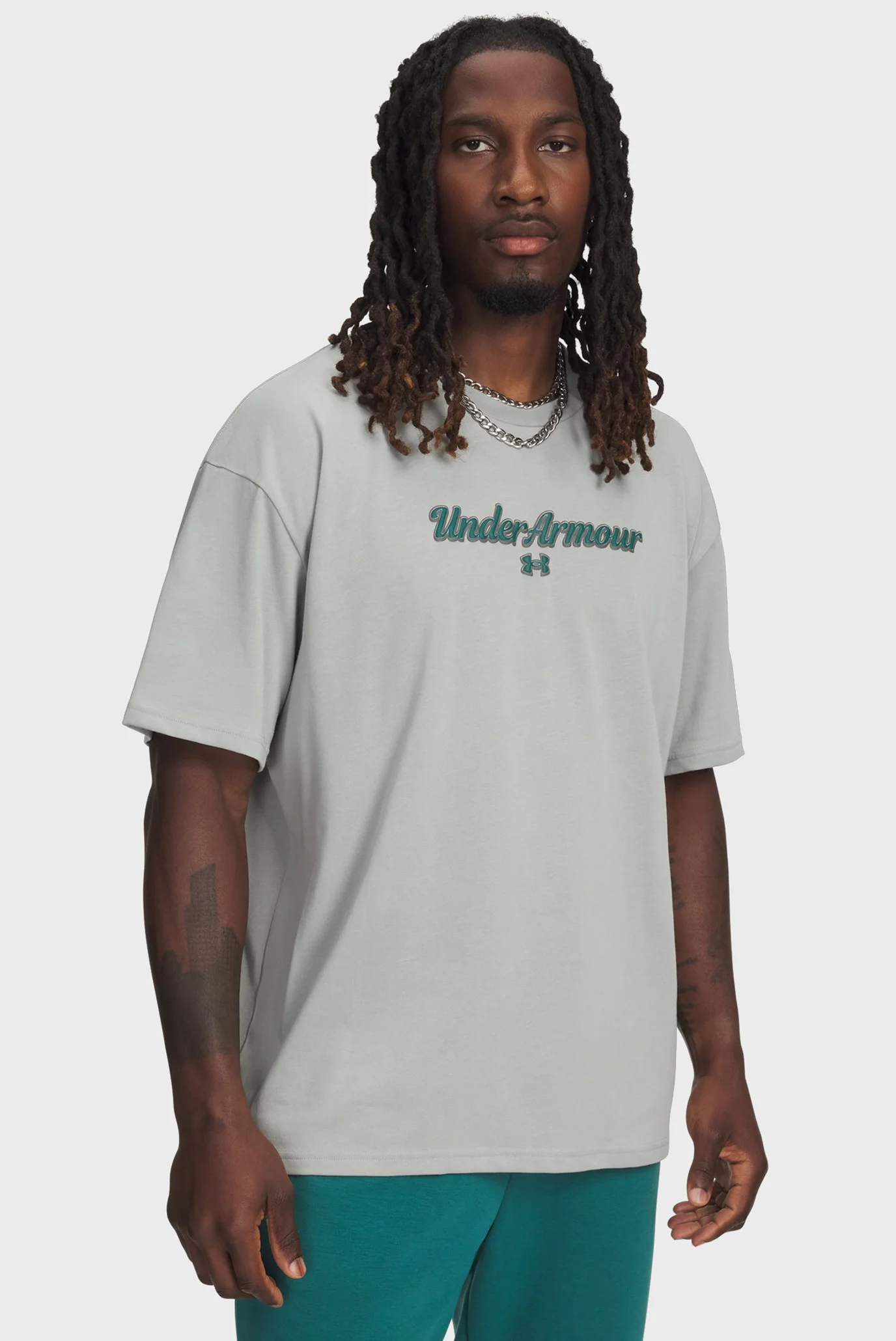 Мужская серая футболка UA M HWT WM SS Under Armour 6009266-069