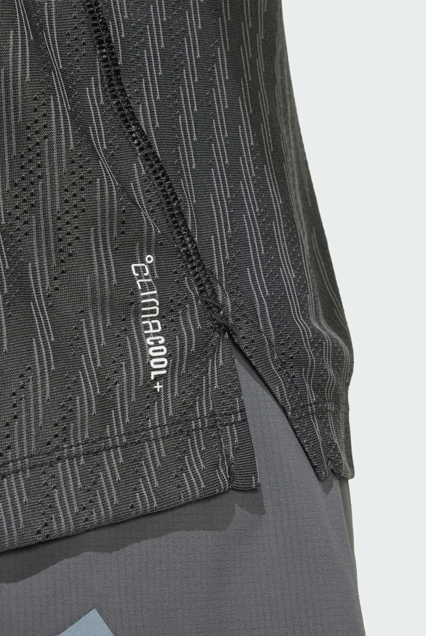 Мужская темно-серая футболка с узором ADI365 Climacool+ Engineered