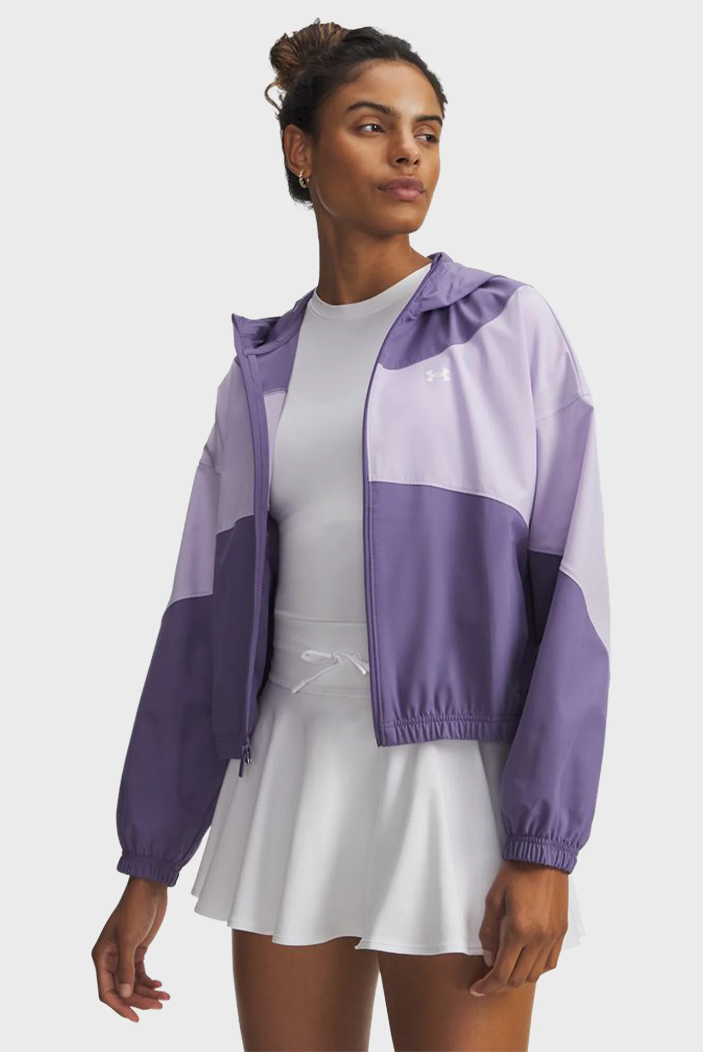Женская фиолетовая ветровка UA Rival Woven Jkt HD Under Armour