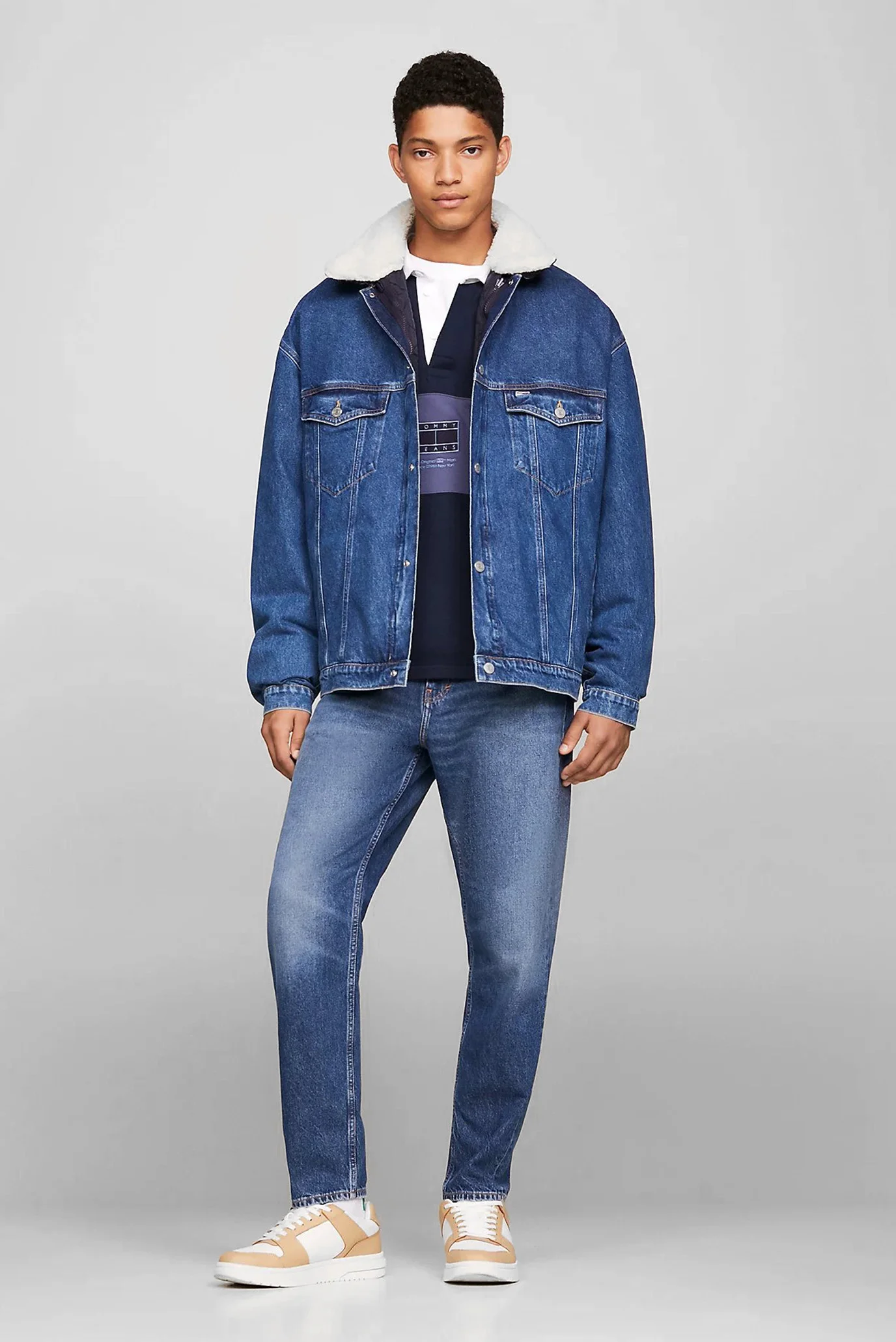 Мужские синие джинсы ISAAC RLXD TAPERED Tommy Jeans DM0DM18224
