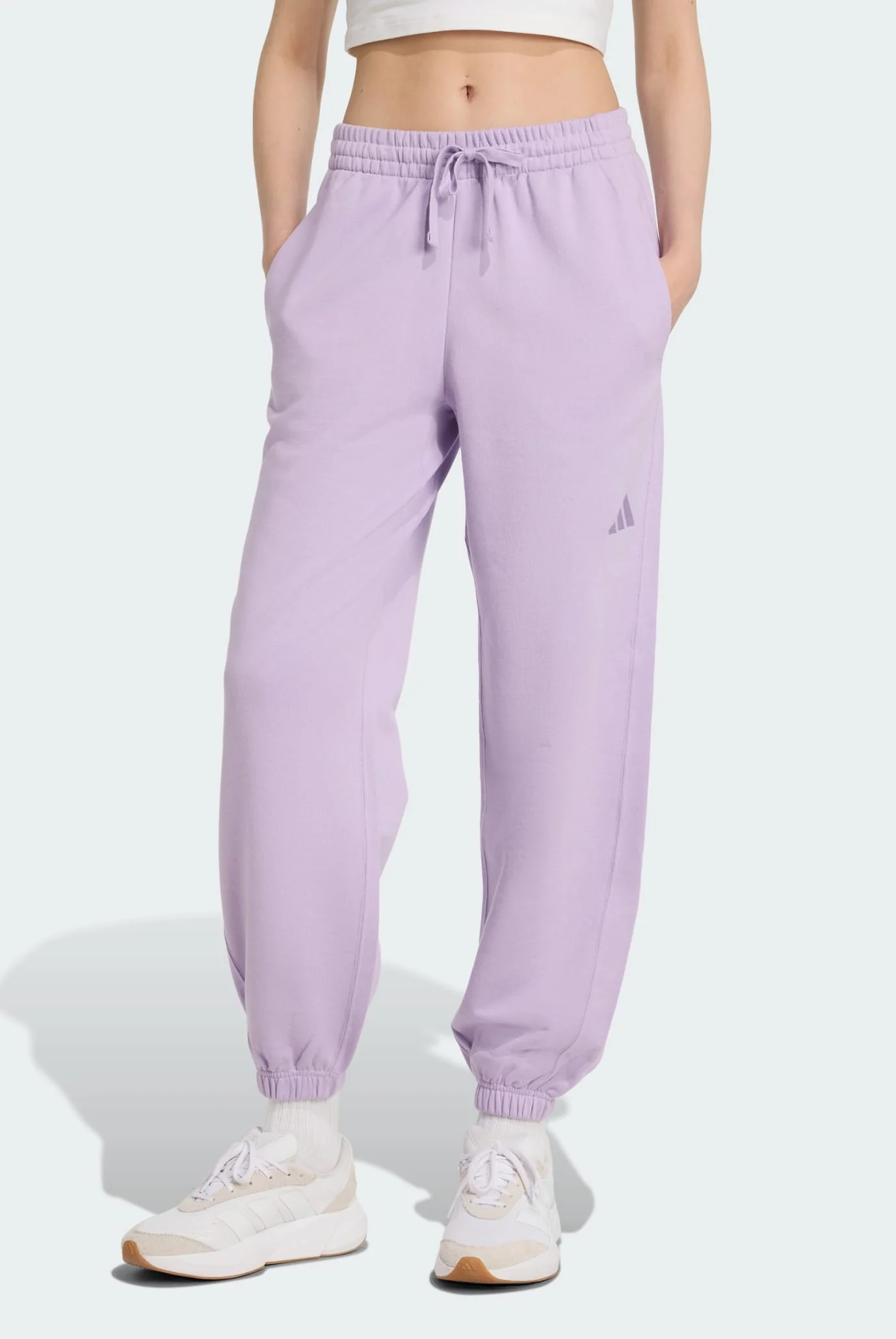 Жіночі бузкові спортивні штани ALL SZN French Terry Loose adidas