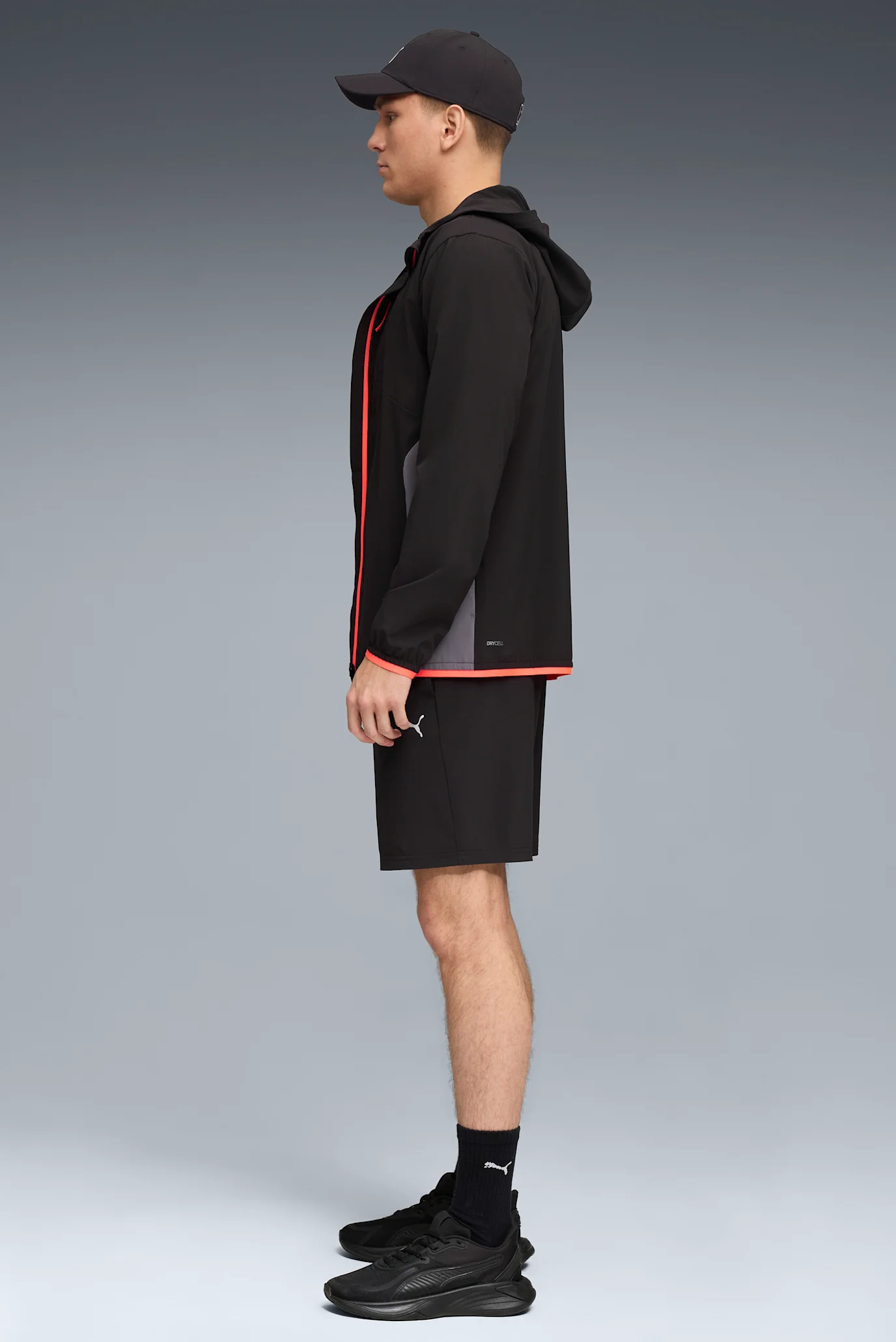 Чоловіча чорна вітровка FLEX STRETCH Woven Training Jacket Men