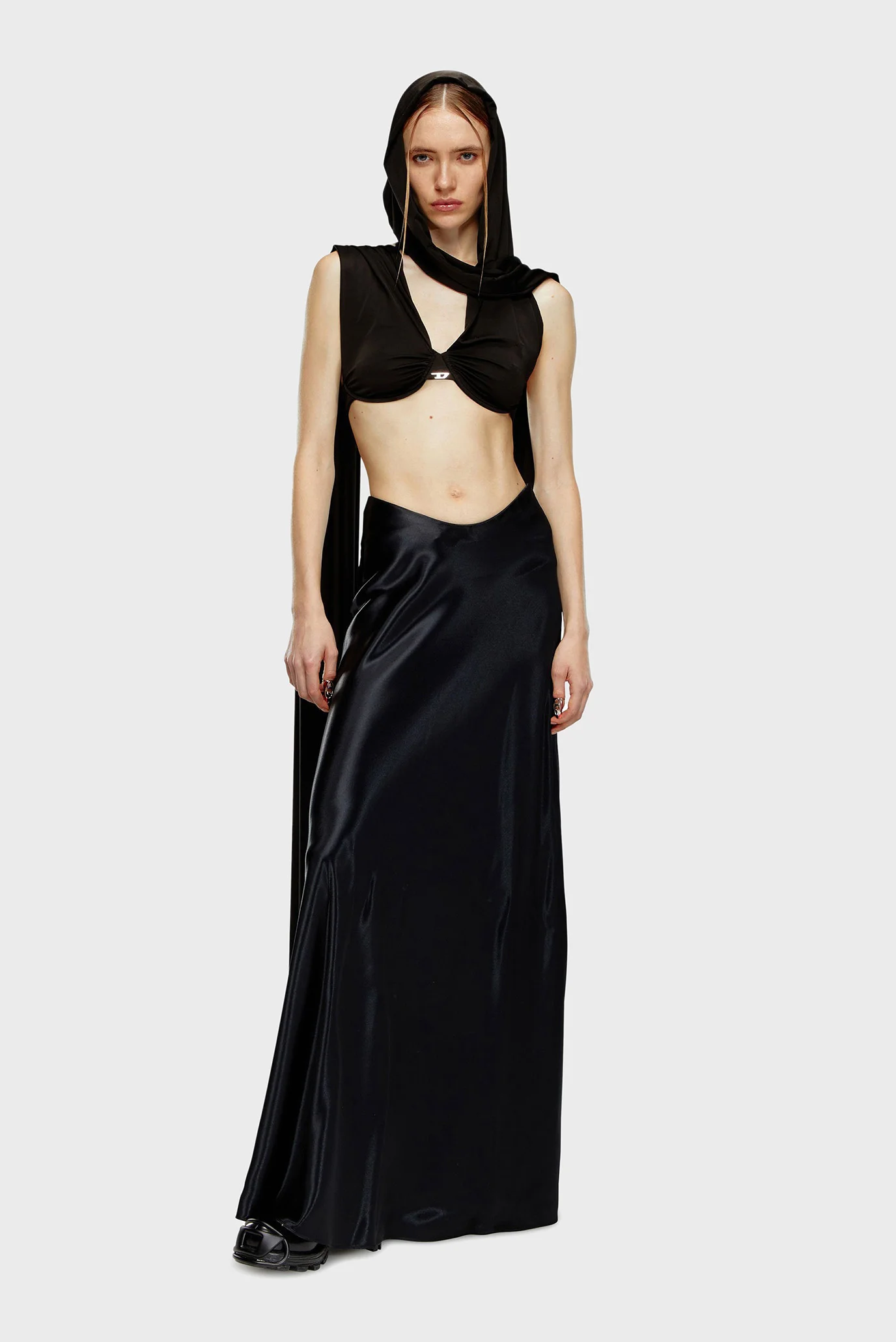 Жіночий чорний топ T-SOPHIA Diesel A13569 0QKAB — MD-Fashion