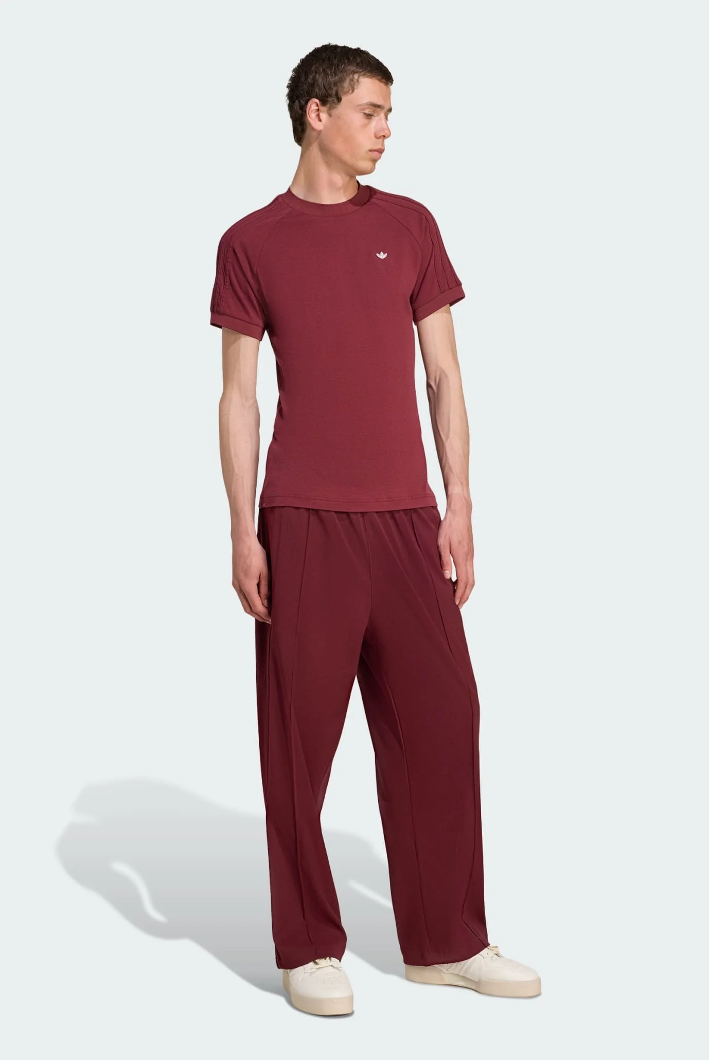 Чоловічі бордові спортивні штани Premium Baggy adidas KA5258 — MD