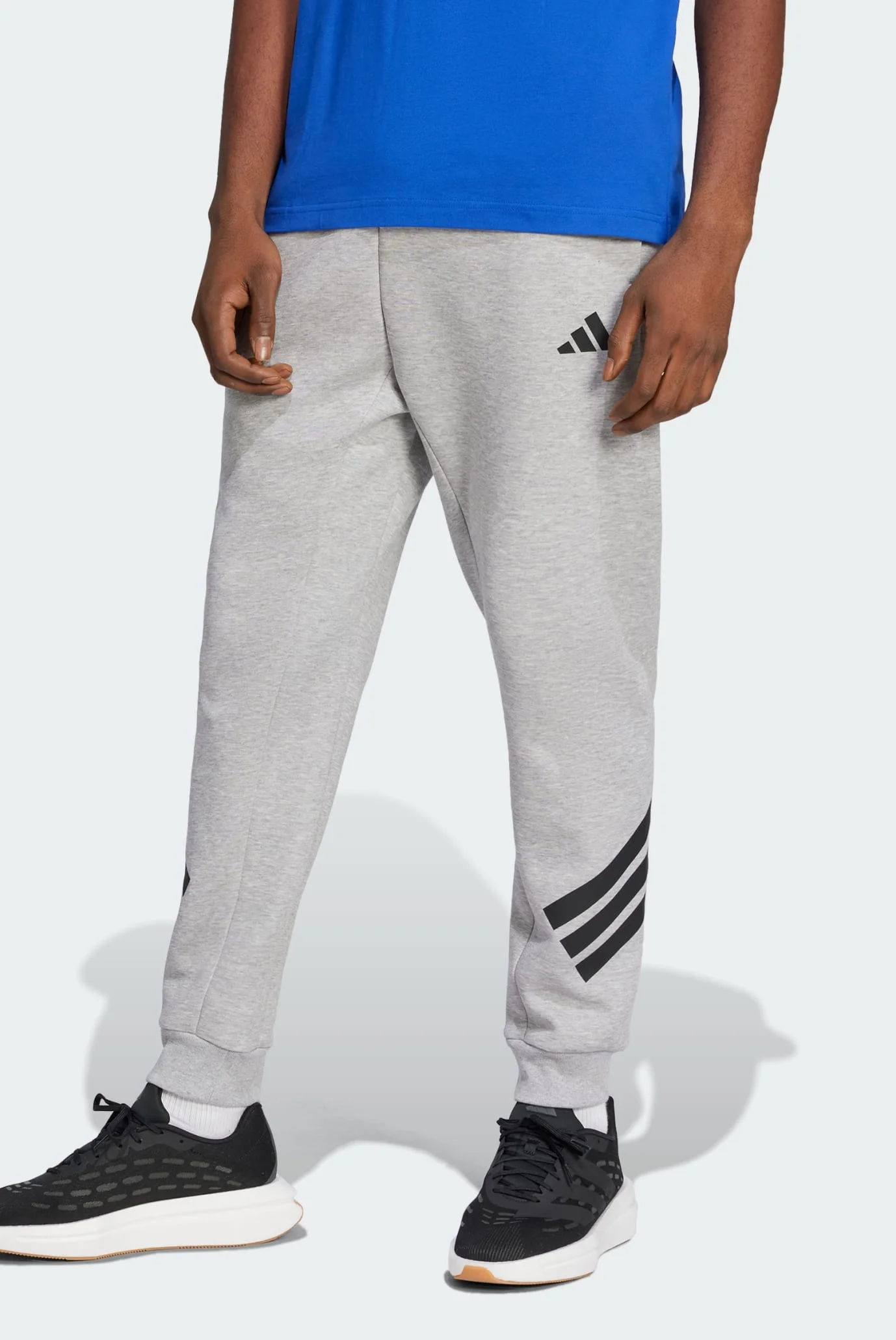 Чоловічі сірі спортивні штани Future Icons 3-Stripes adidas JD4867