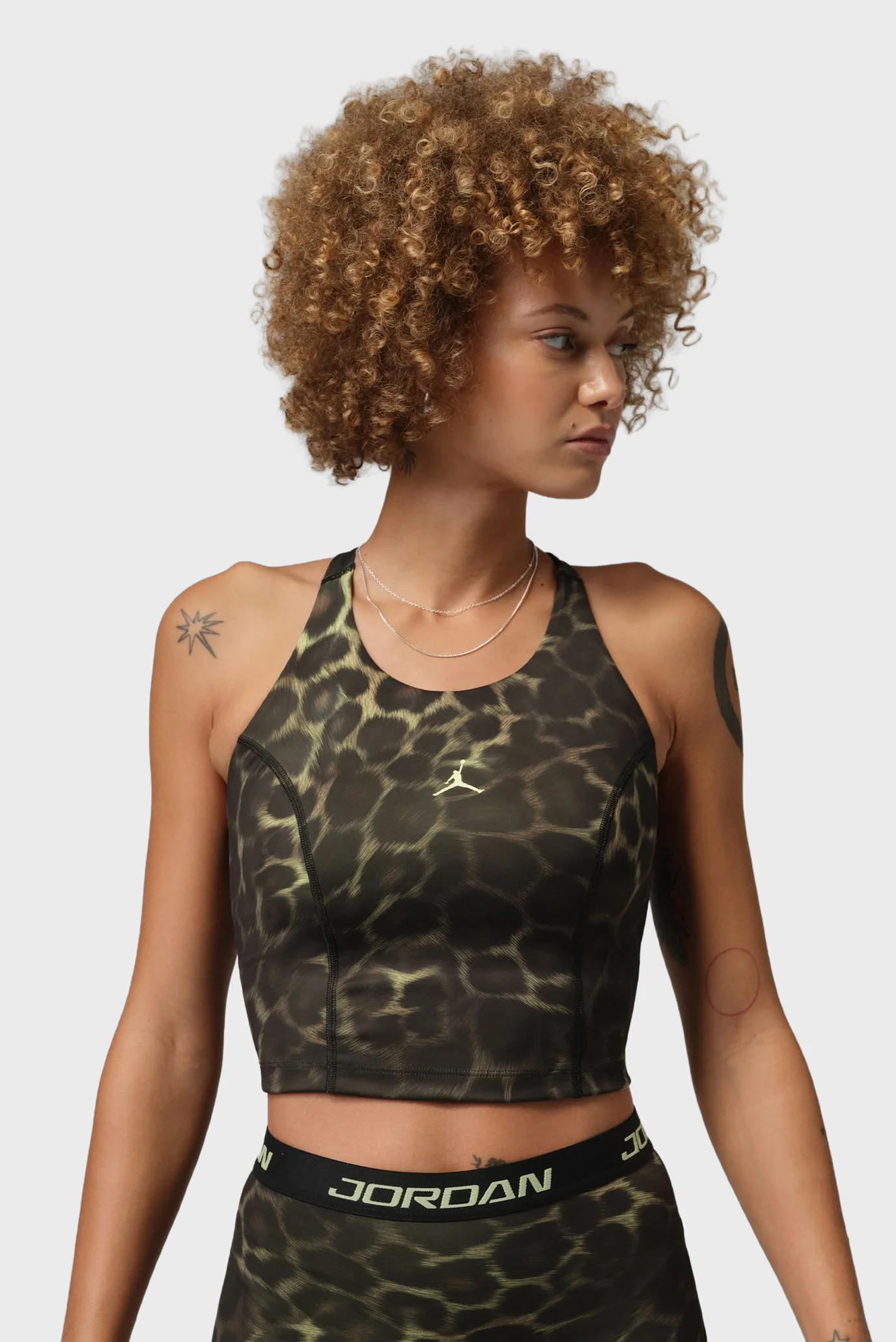 Женский топ с узором W J SPT DF TANK AOP Nike IF3487-331 — MD-Fashion