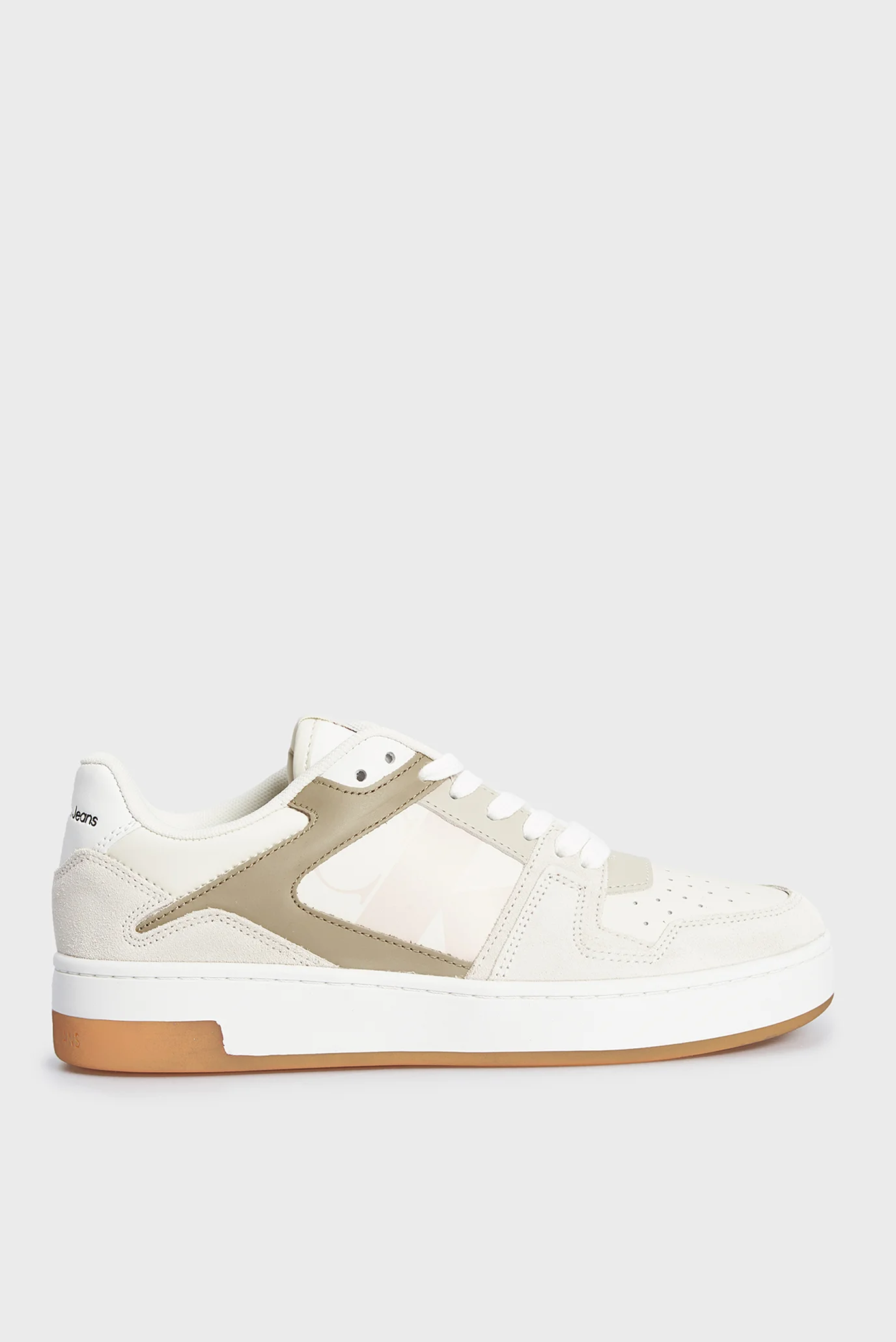 Жіночі шкіряні кросівки BASKET CUPSOLE LACEUP MIX LTH WN Calvin