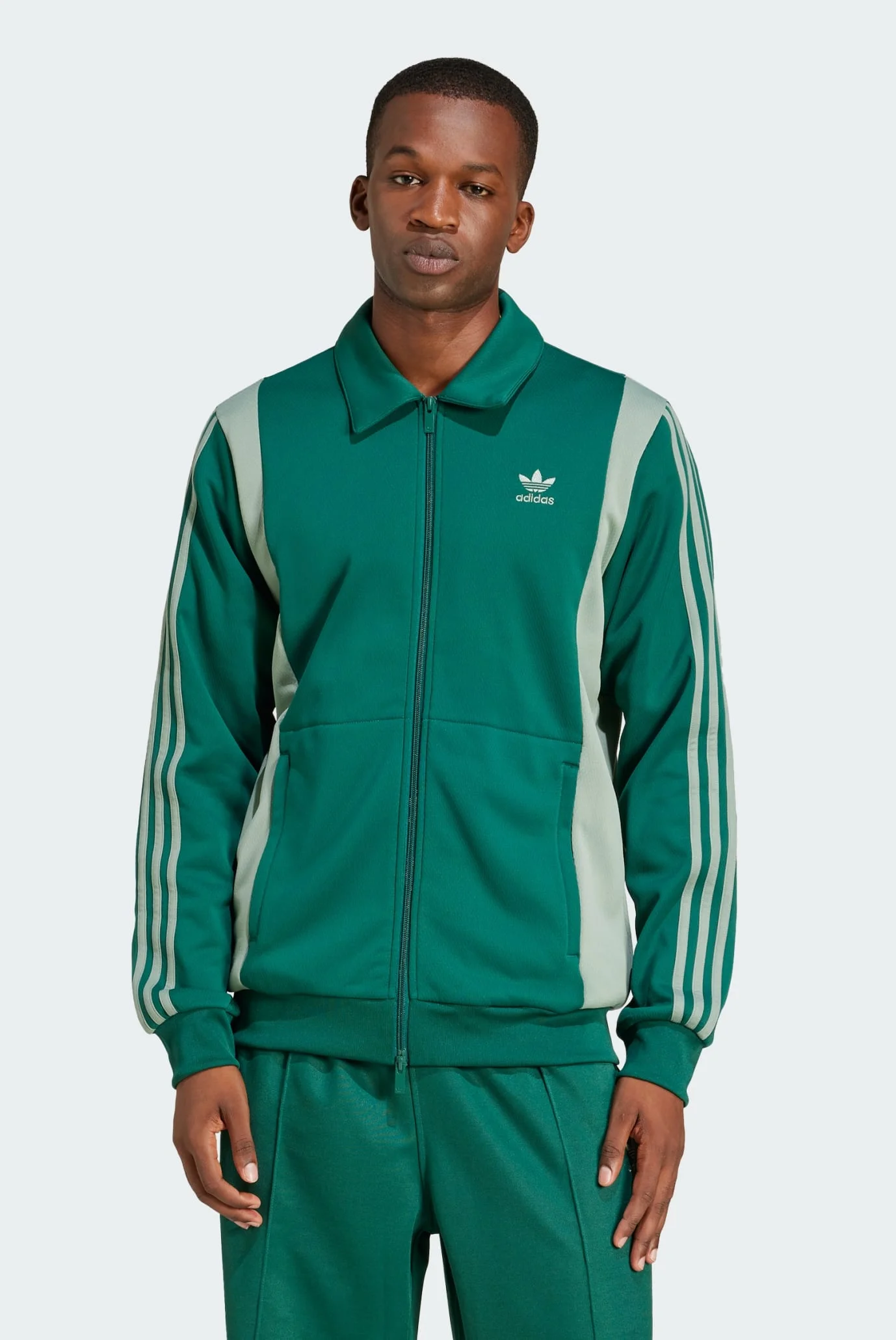 Чоловіча зелена спортивна кофта Adicolor Panel adidas JP1037 — MD