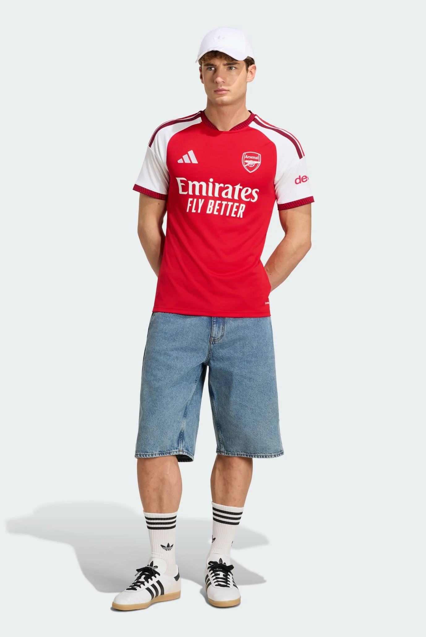 Мужская красная футболка Arsenal FC 26/27 Home adidas JZ3168 — MD