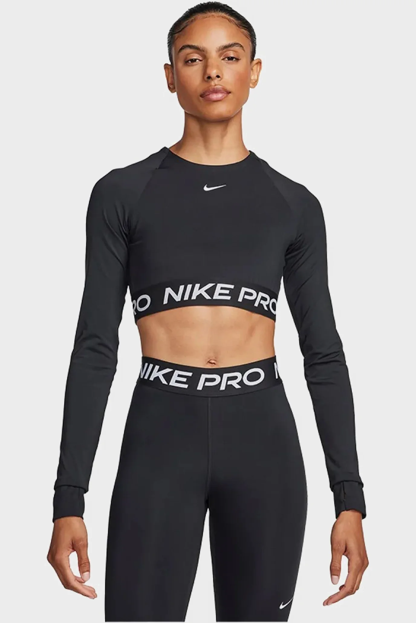 Женский черный лонгслив Nike FV5484-010 — MD-Fashion