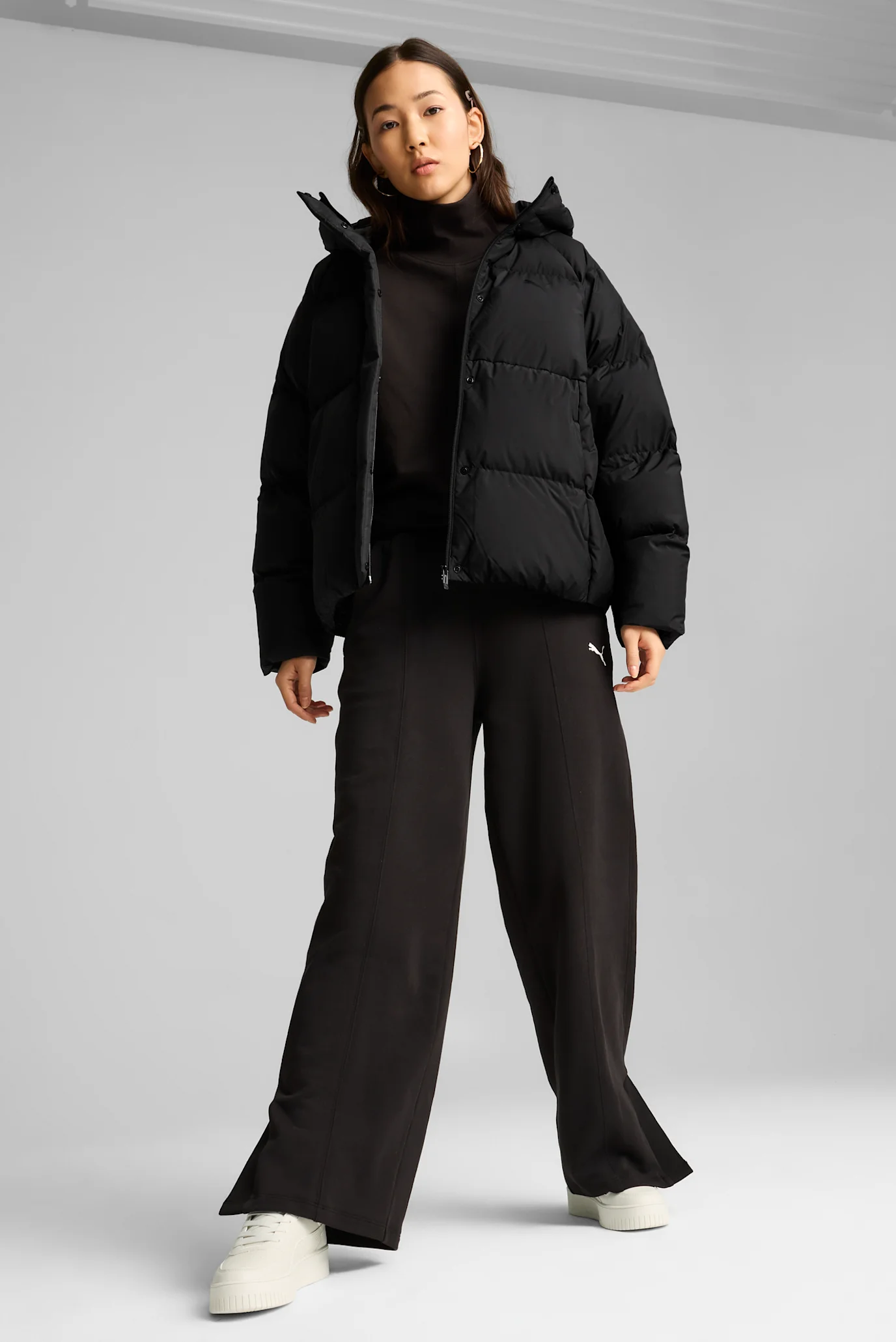 新品 11.5万 Moon Bridge ダウン Жіночий чорний пуховик Down Puffer Jacket Women PUMA 626487_01