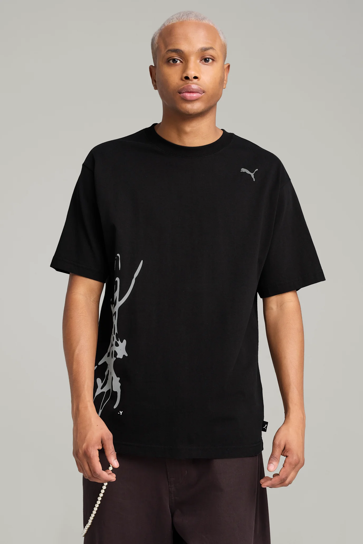 Чоловіча чорна футболка PUMA x NACHO Tee Men PUMA 630988 — MD-Fashion