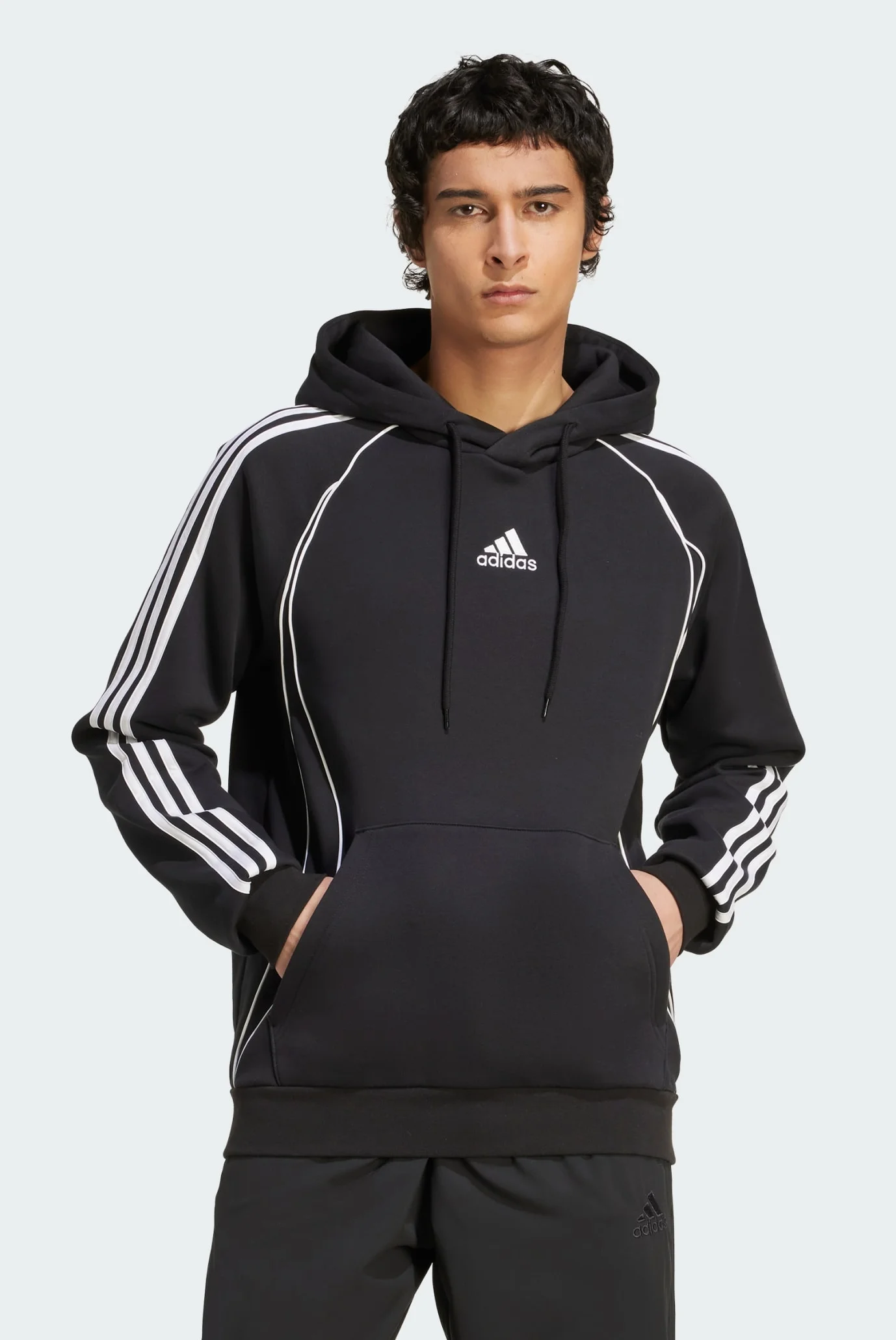ボディシェイプ Чоловіче чорне худі Adicolor Teamgeist Cut Line adidas JY6394 — MD