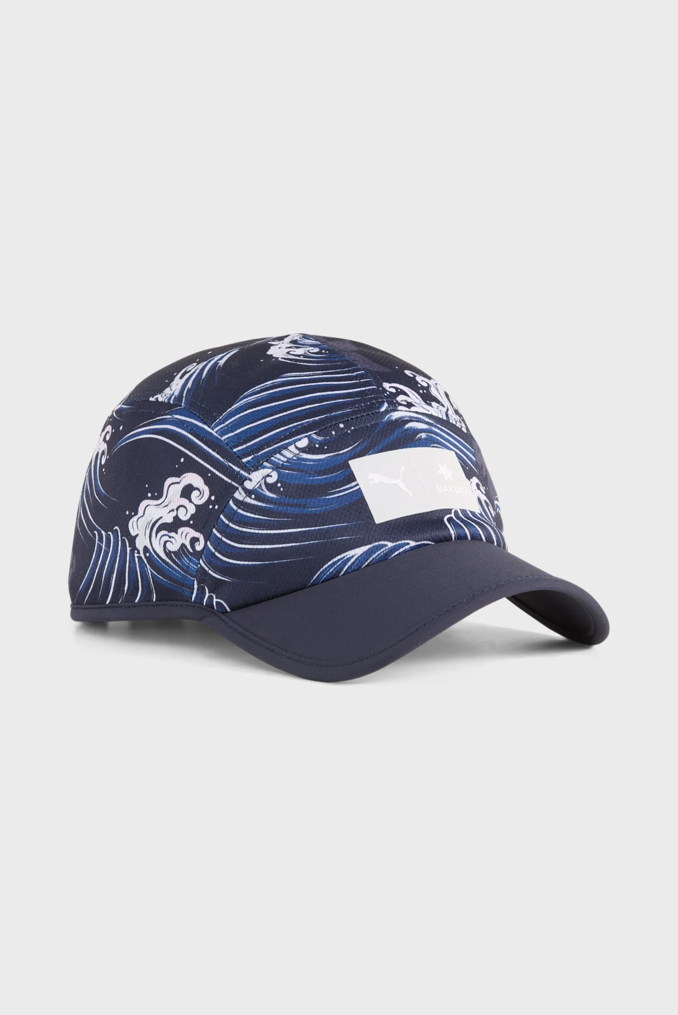 Темно-синя кепка з візерунком PUMA X SAYSKY Running 5 Panel Cap