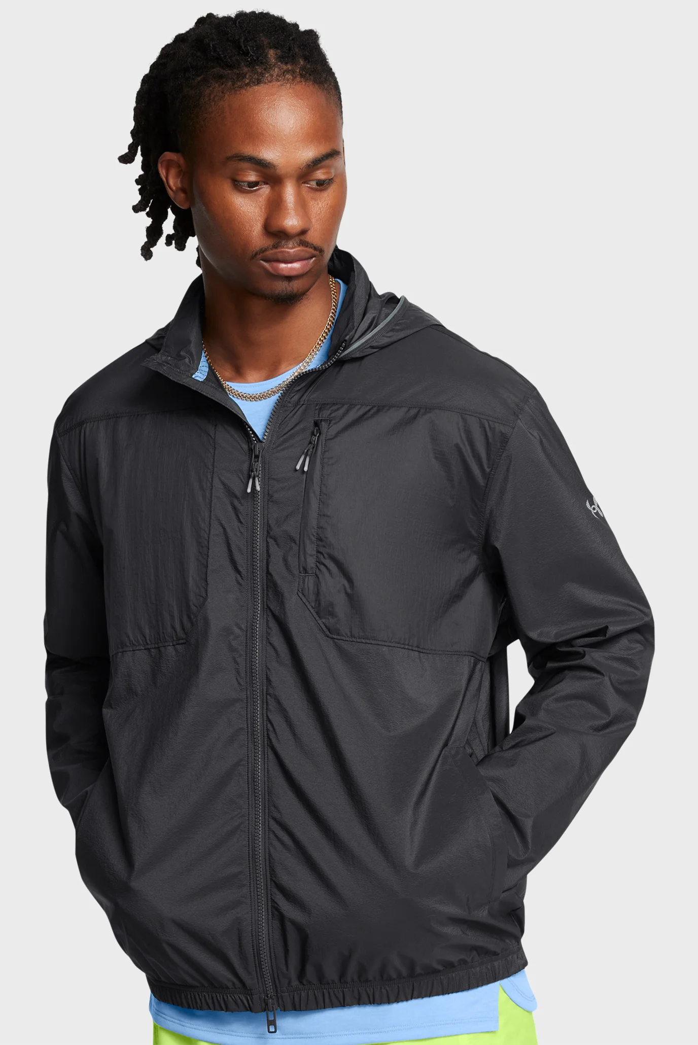 Мужская темно-серая ветровка UA TRAIL RUN JACKET Under Armour