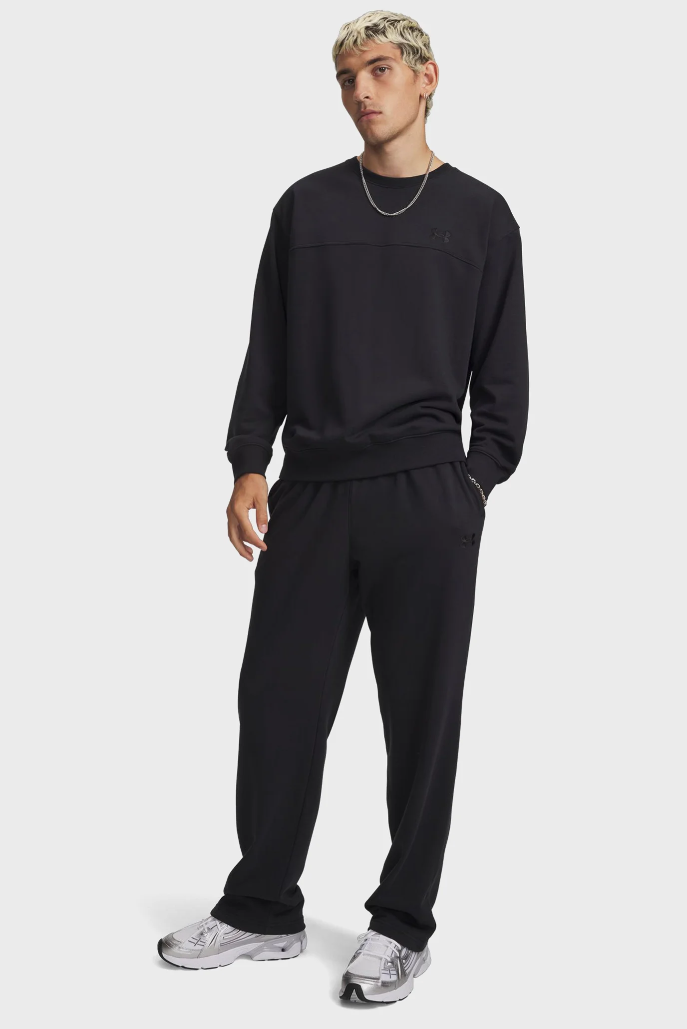 Мужские черные спортивные брюки UA Rival LW Pant-BLK Under Armour