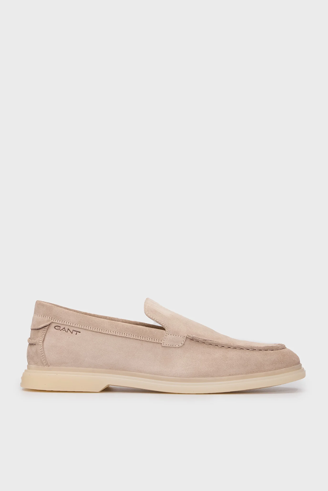 Чоловічі бежеві замшеві лофери Boery Gant 30673849 — MD-Fashion