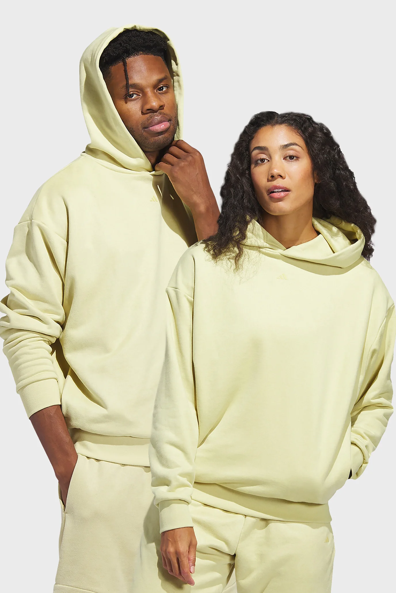 Жовте худі Basketball Sueded (унісекс) adidas IN7706 — MD-Fashion