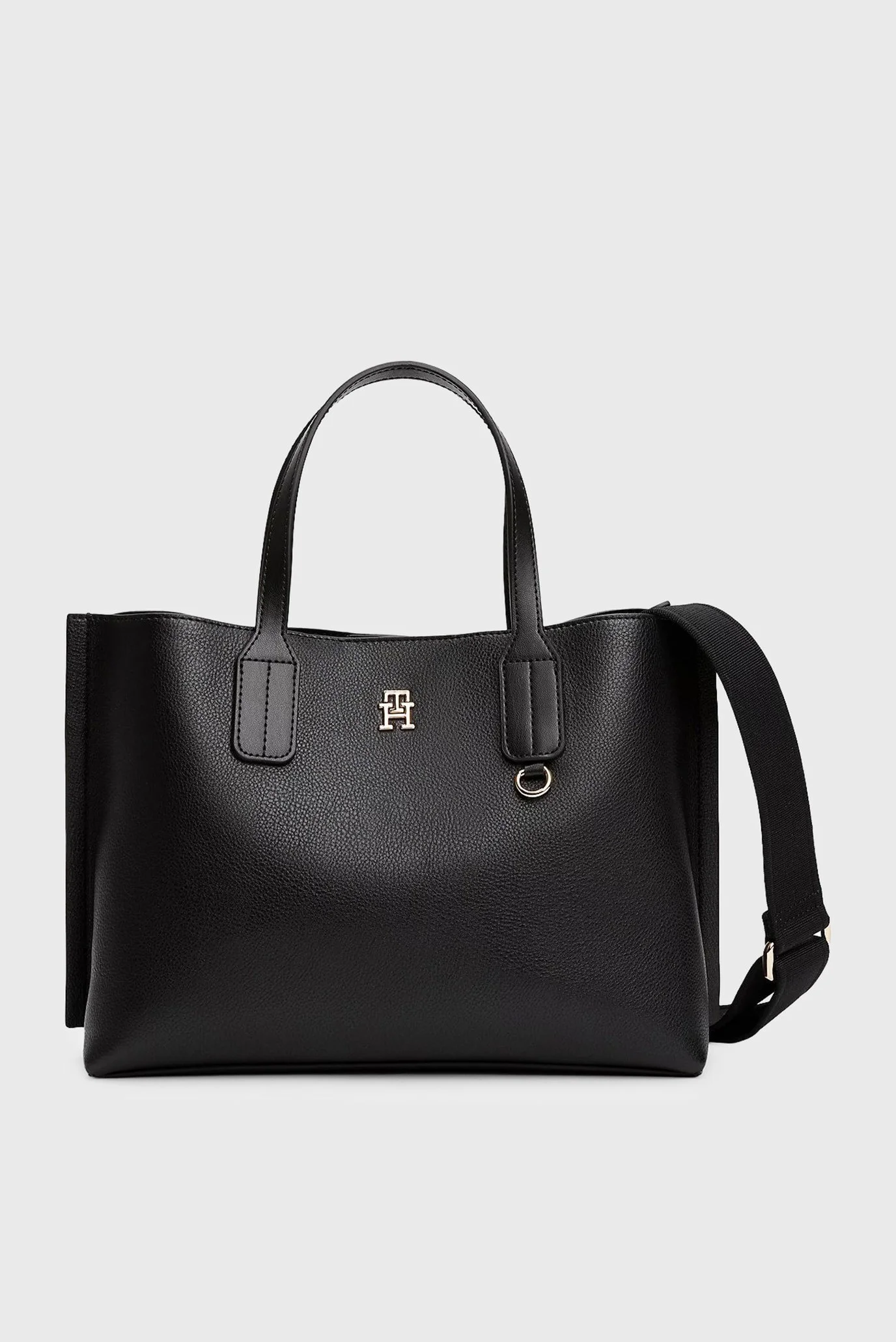 mimimama Женская черная сумка DISTINCT MINI TOTE Tommy Hilfiger AW0AW17459