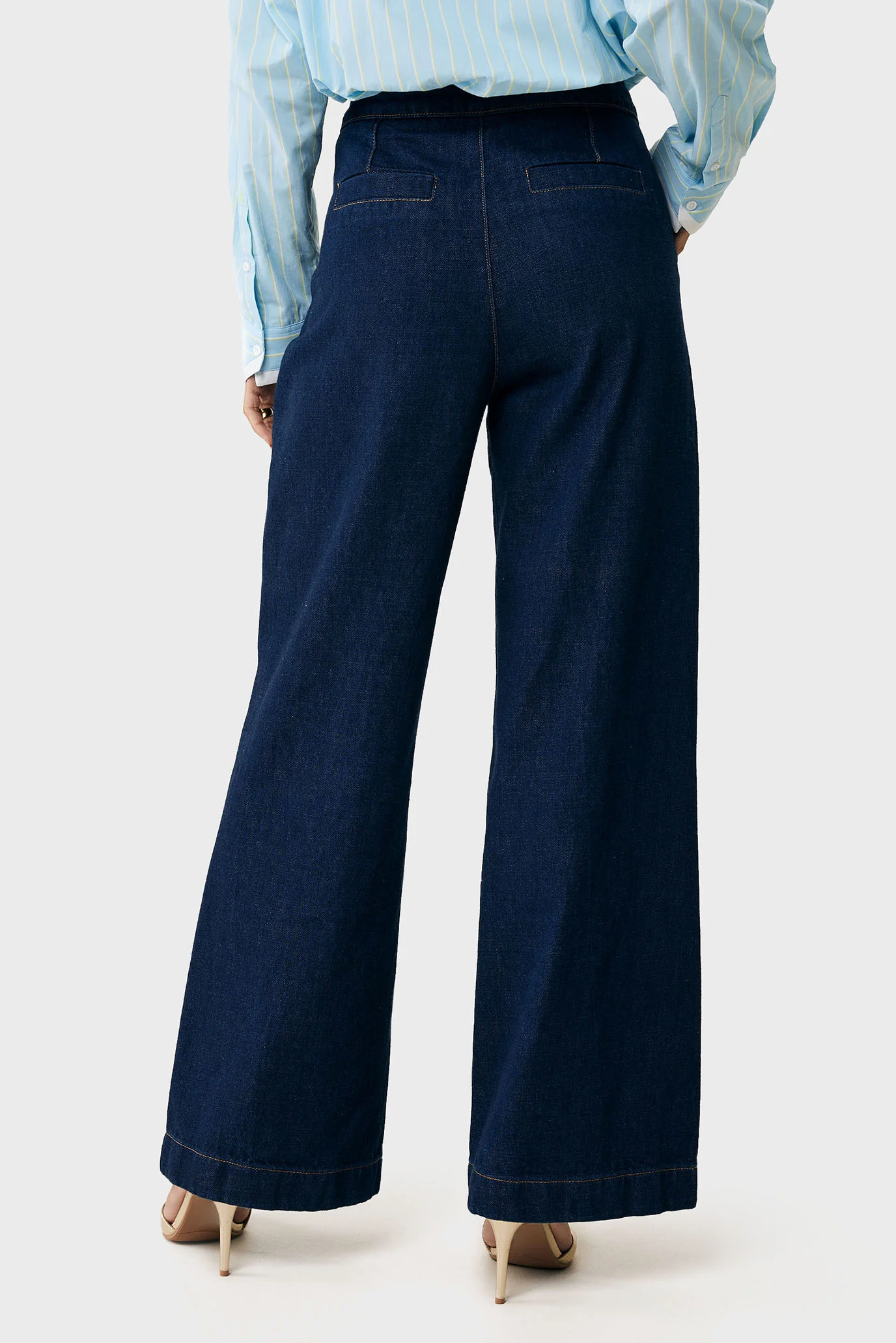 xomgページ Женские темно-синие джинсы Sailor buttoned pants Mexx MF007002451W