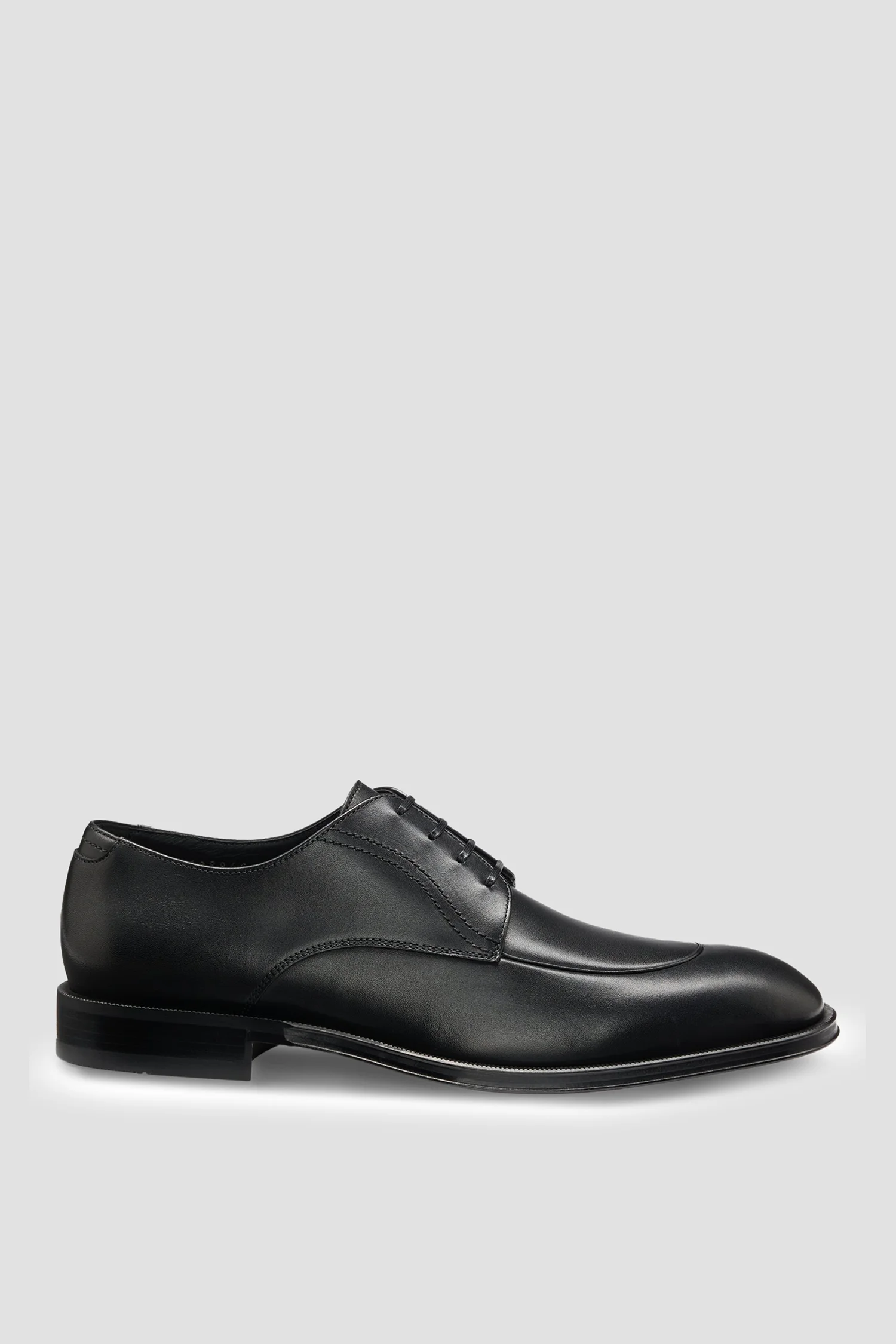 Чоловічі чорні шкіряні дербі BOSS 50540905;001 — MD-Fashion