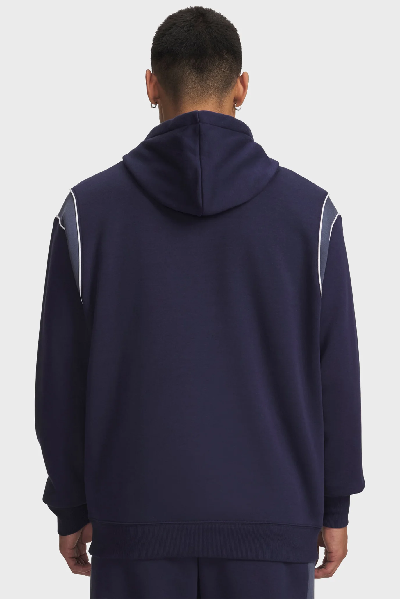 Мужское темно-синее худи UA Rival Fleece Nov Hoodie Under Armour