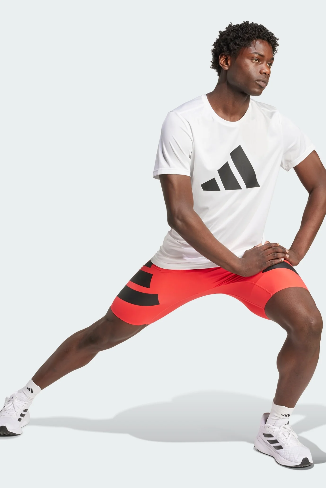 Чоловічі червоні велосипедки Adizero Road to Records adidas JC6678