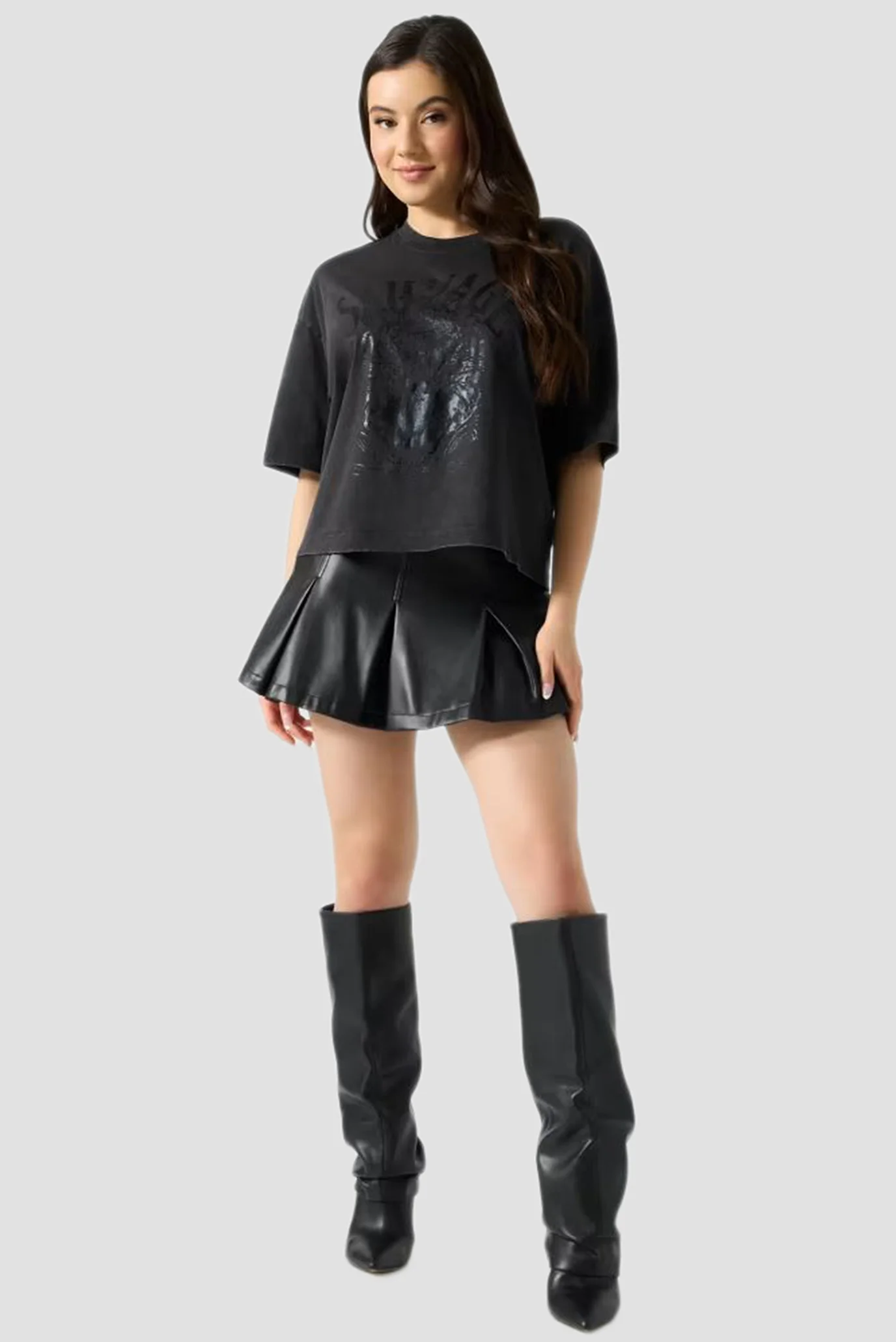 Жіноча чорна футболка Guess W6GI34.K3303;JTMU — MD-Fashion