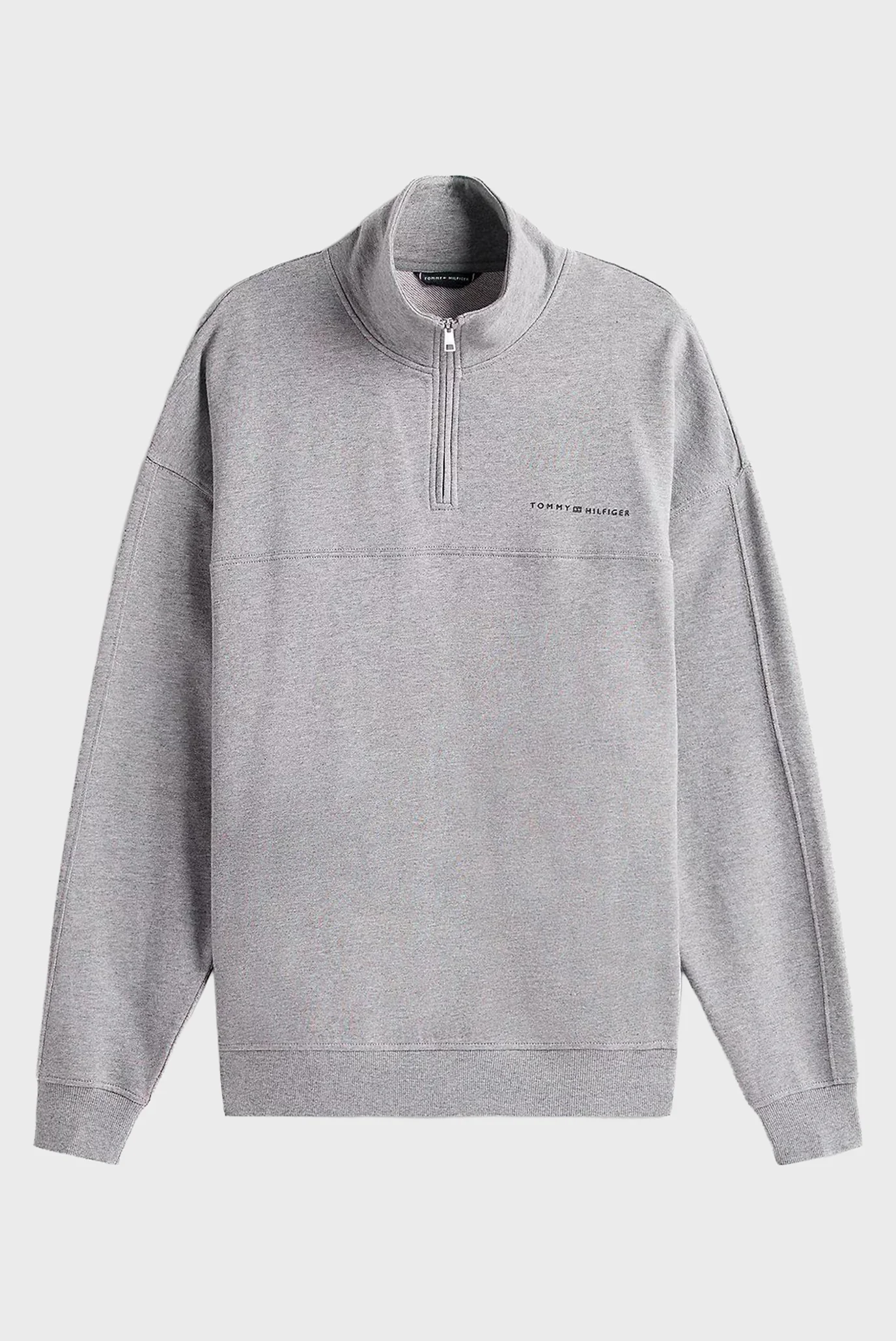 Чоловіча сіра кофта HALF ZIP Tommy Hilfiger UM0UM03626 — MD-Fashion