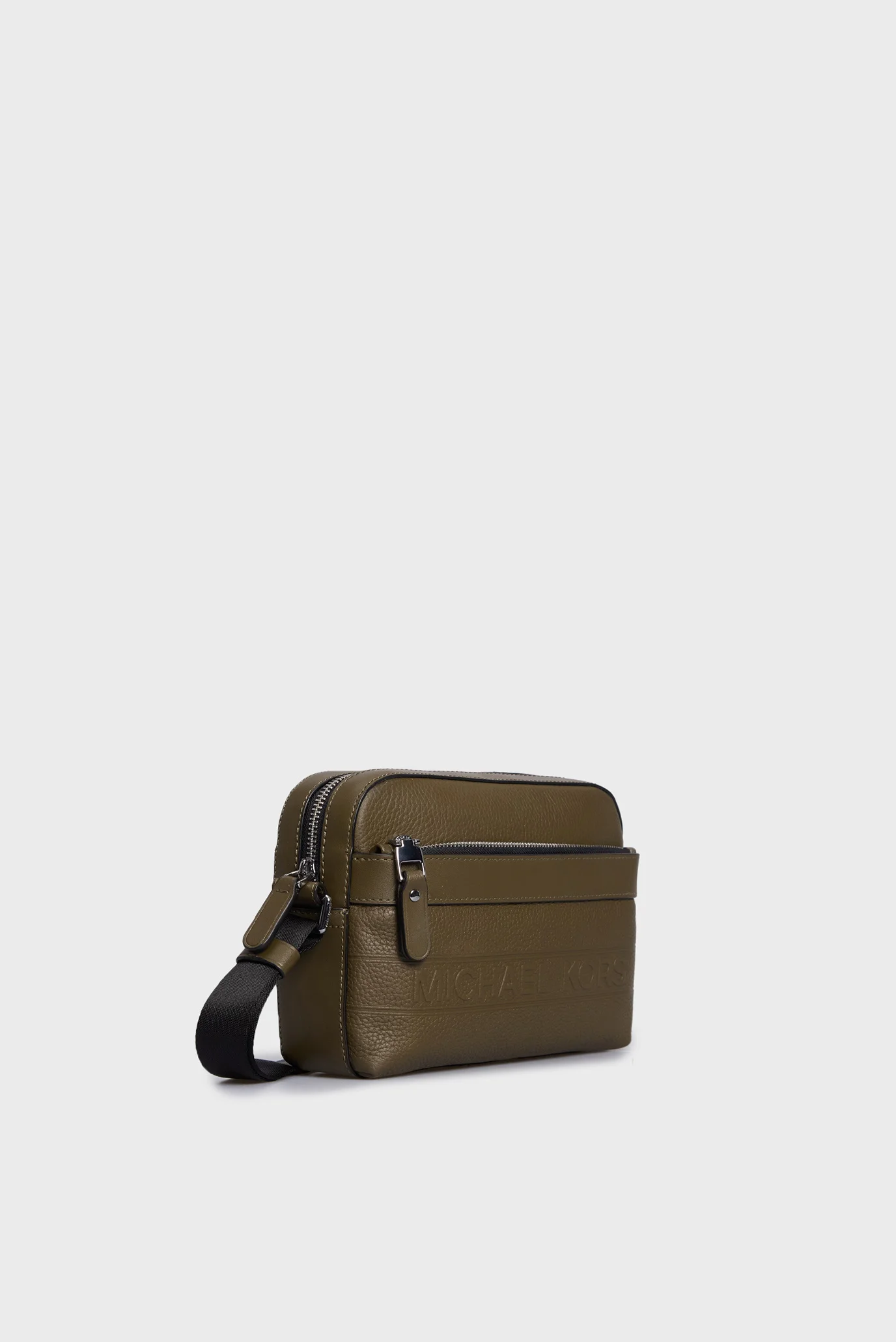 Мужская зеленая кожаная сумка HUDSON EW UTILITY XBODY Michael Kors