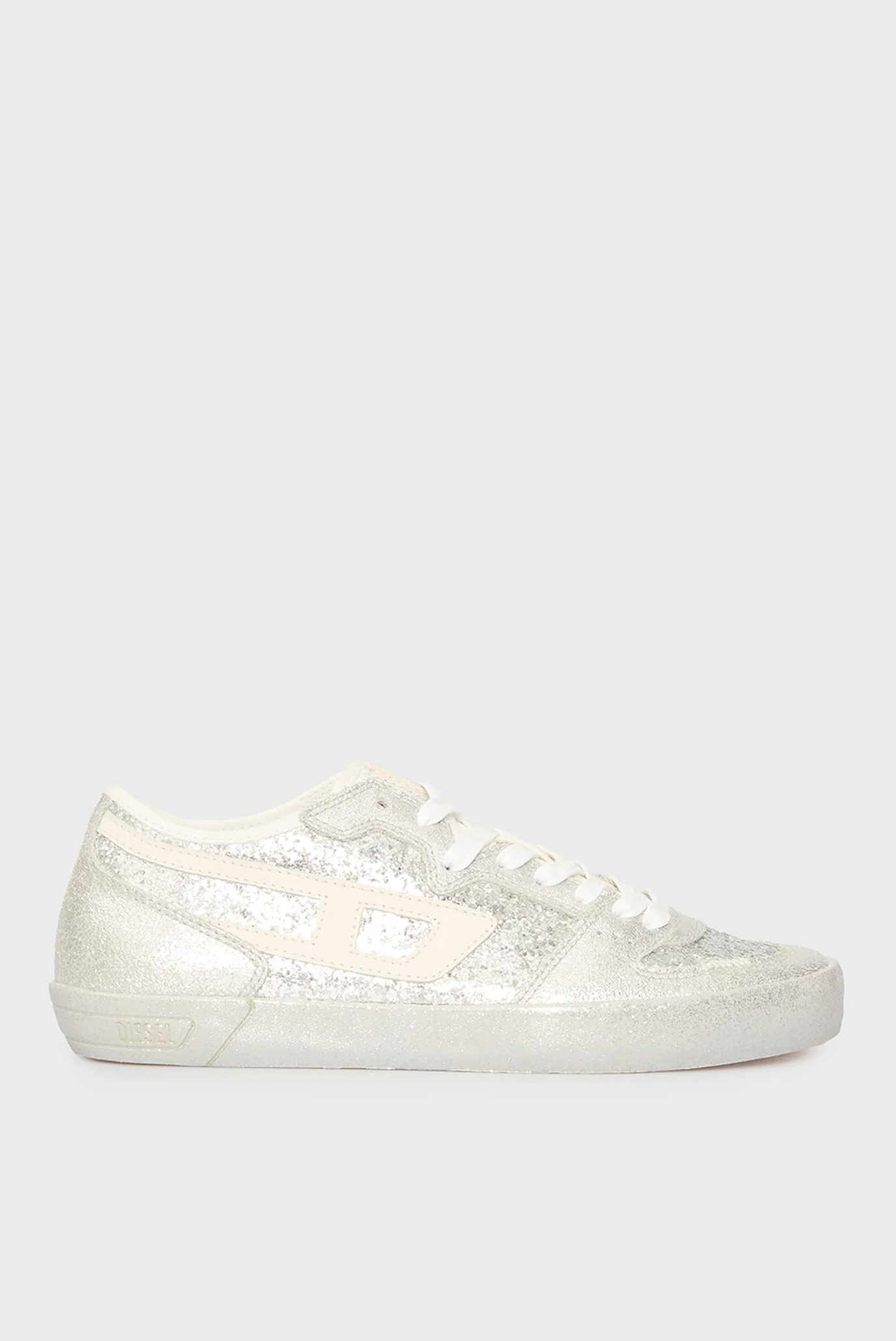 Жіночі сріблясті кеди LEROJI Diesel Y03487 P8432 — MD-Fashion