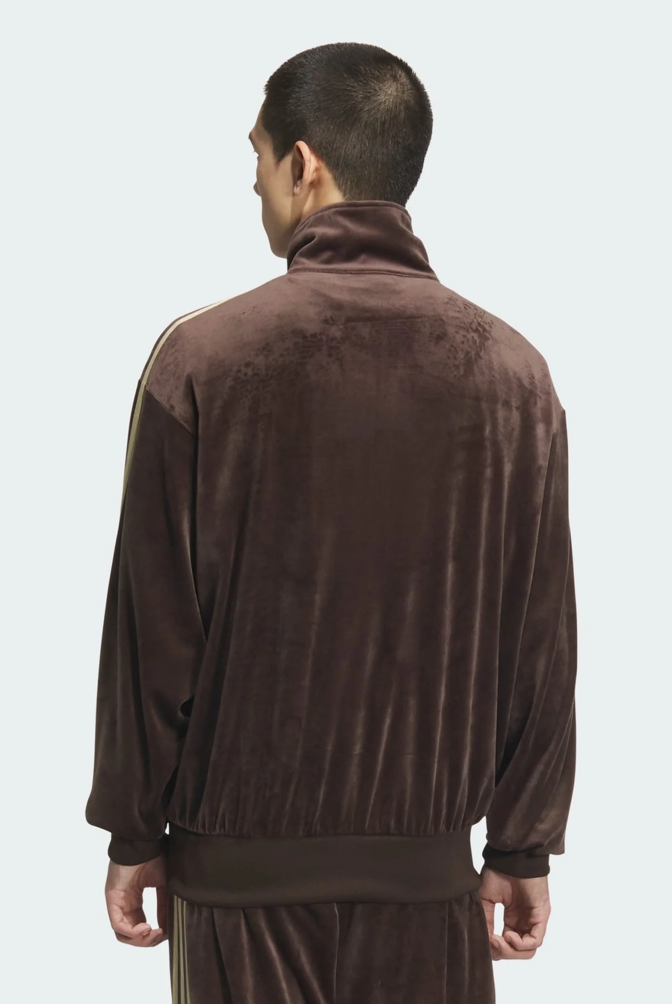 Коричневая велюровая спортивная кофта FB TT VELOUR (унисекс