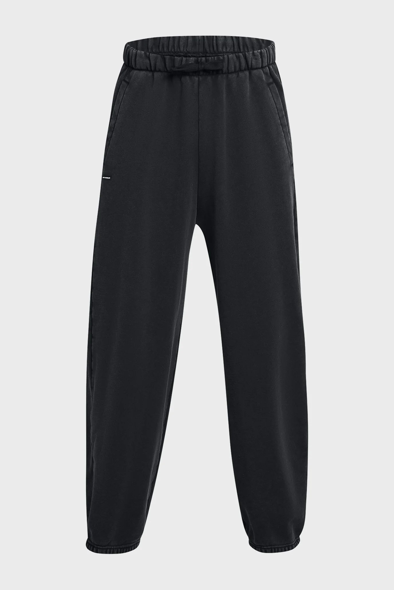 Мужские черные спортивные брюки UA Icon HWT Flc Wash OS Pant Under