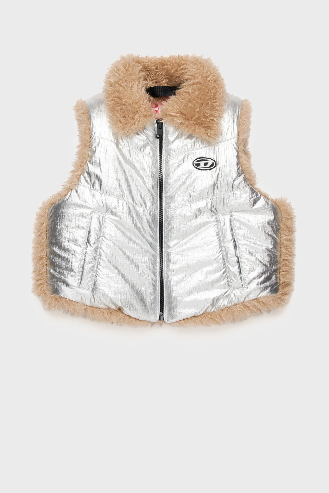 Дитячий сріблястий жилет JWEFIA Diesel Kids J02009 KXBM9 — MD-Fashion