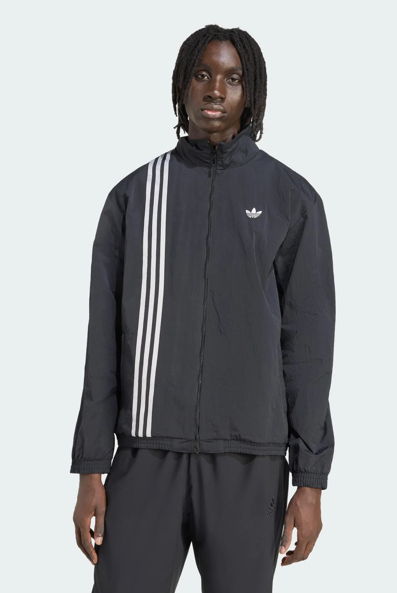 Мужская черная спортивная кофта Firebird Front Stripes Woven