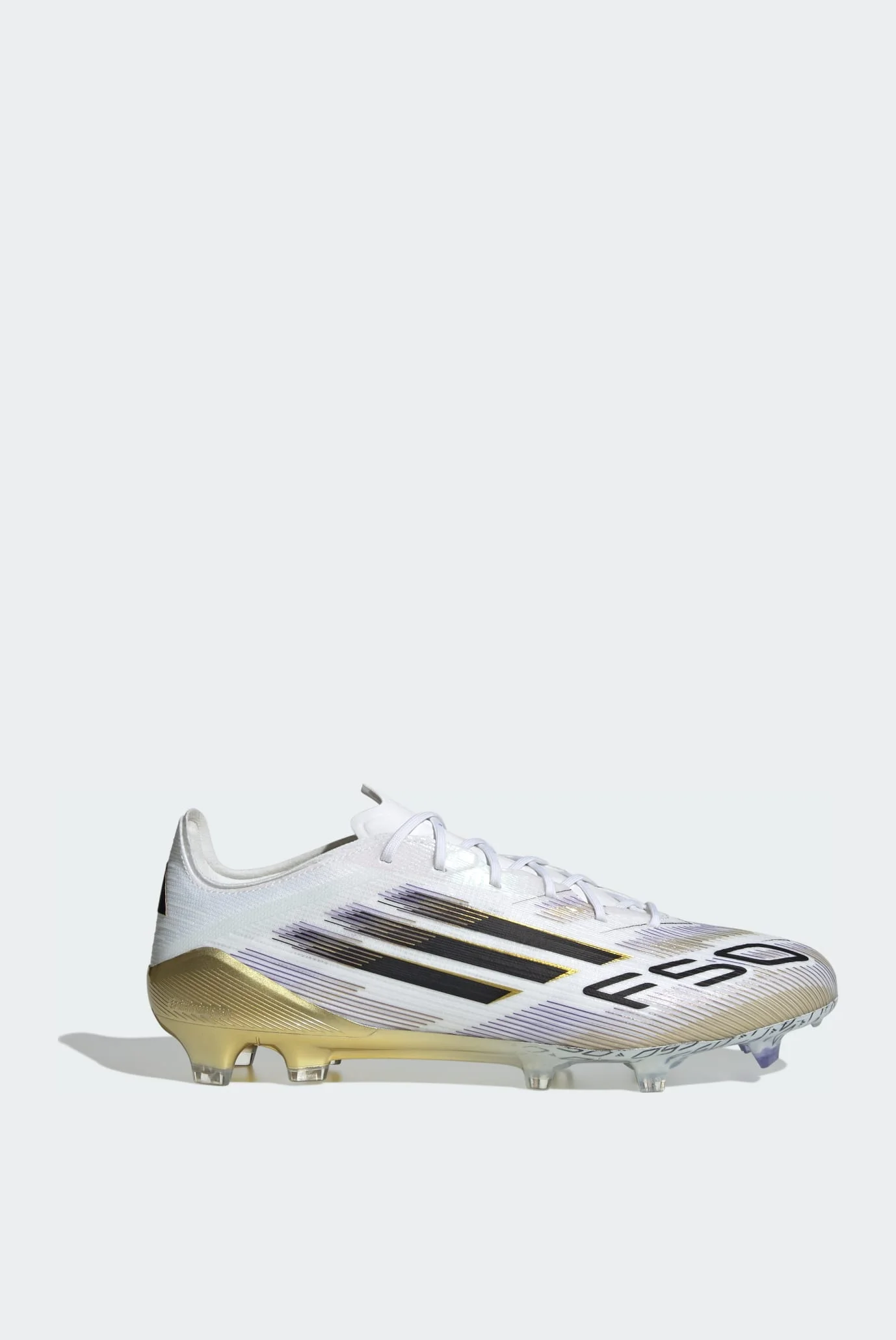 Белые бутсы F50 Elite Firm Ground adidas JH7617 — MD-Fashion