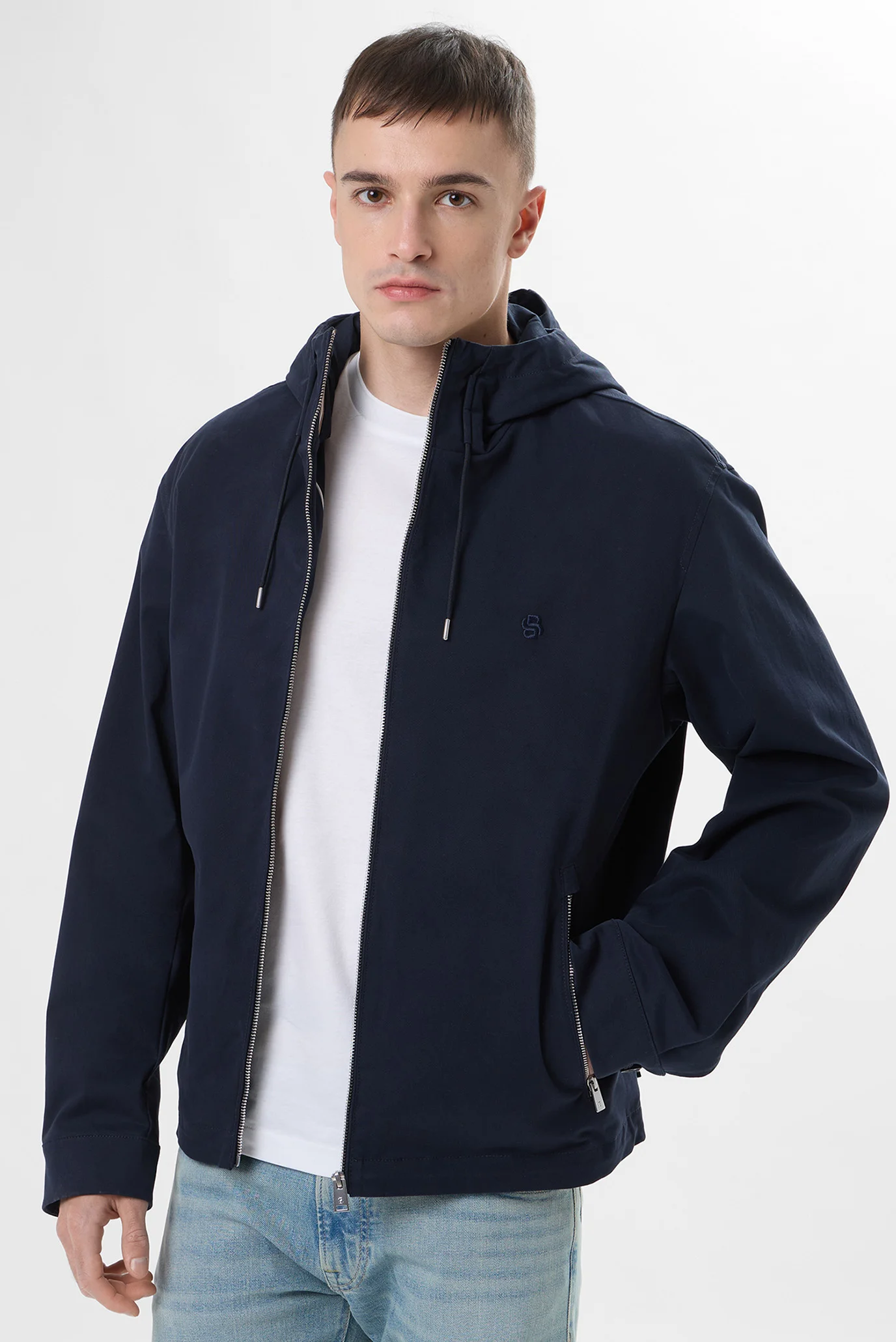 Чоловіча темно-синя куртка BOSS 50564188;404 — MD-Fashion