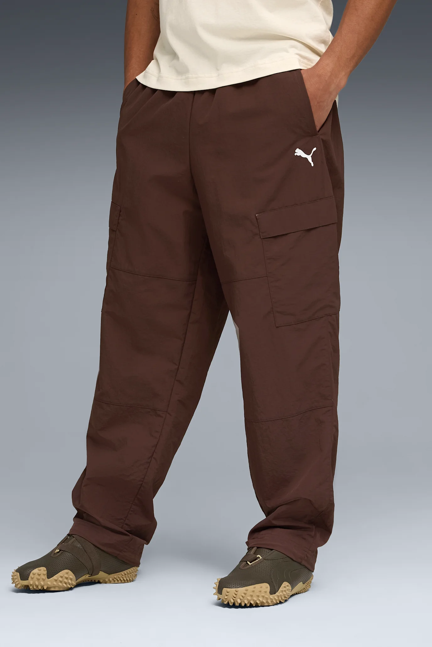 Мужские коричневые спортивные брюки WARDROBE ESS Relaxed Cargo