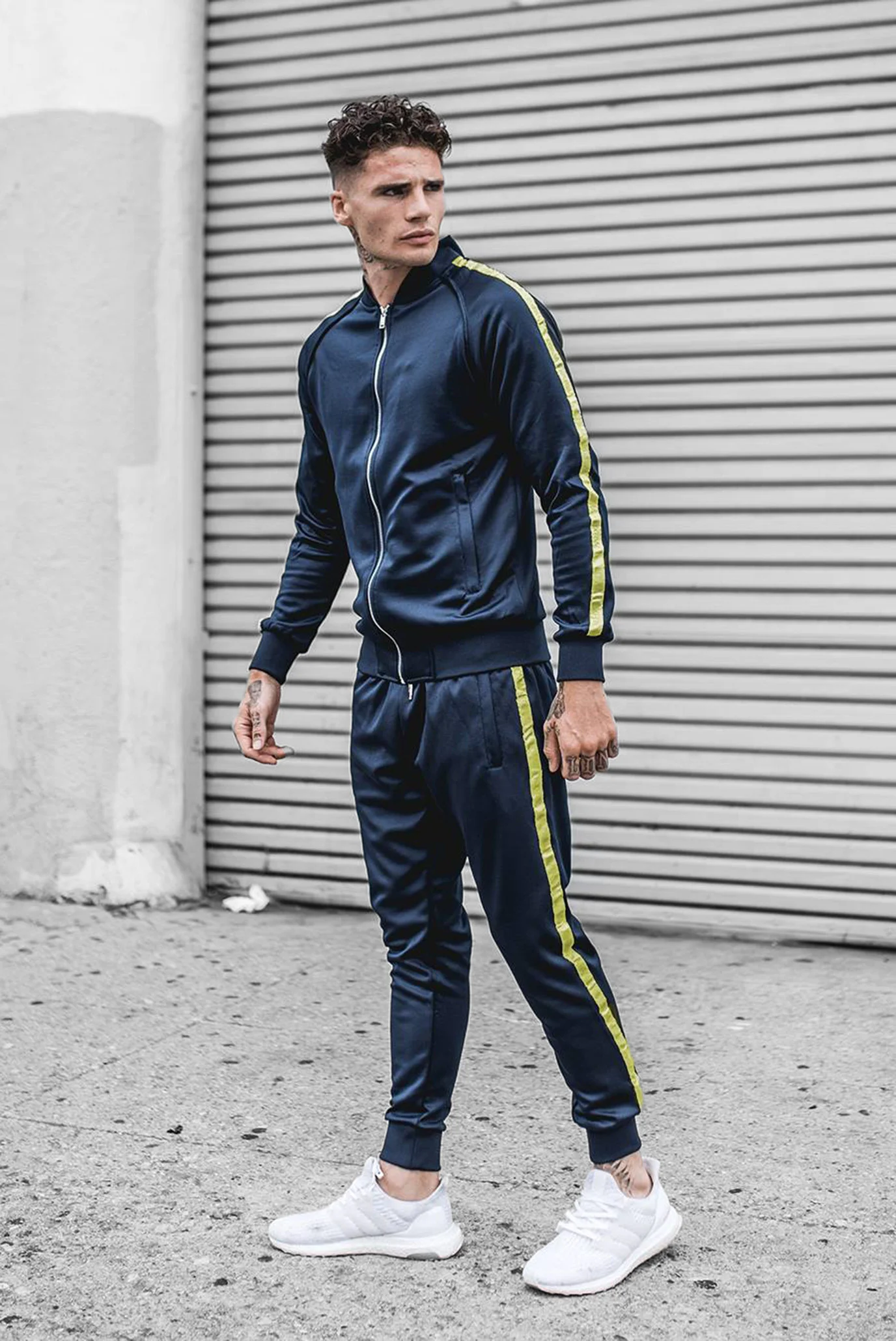 Мужская синяя спортивная кофта Loma Whitaker BOXRAW BXRW-WT-LJ-N