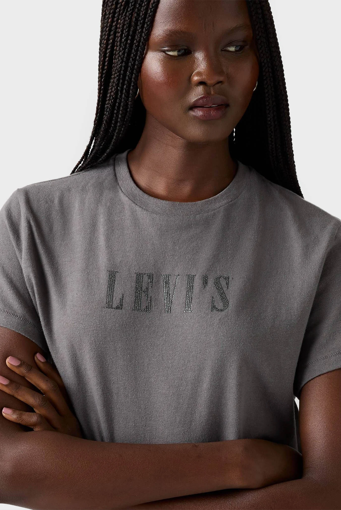 Жіноча сіра футболка Levi's® A2226;0114 — MD-Fashion