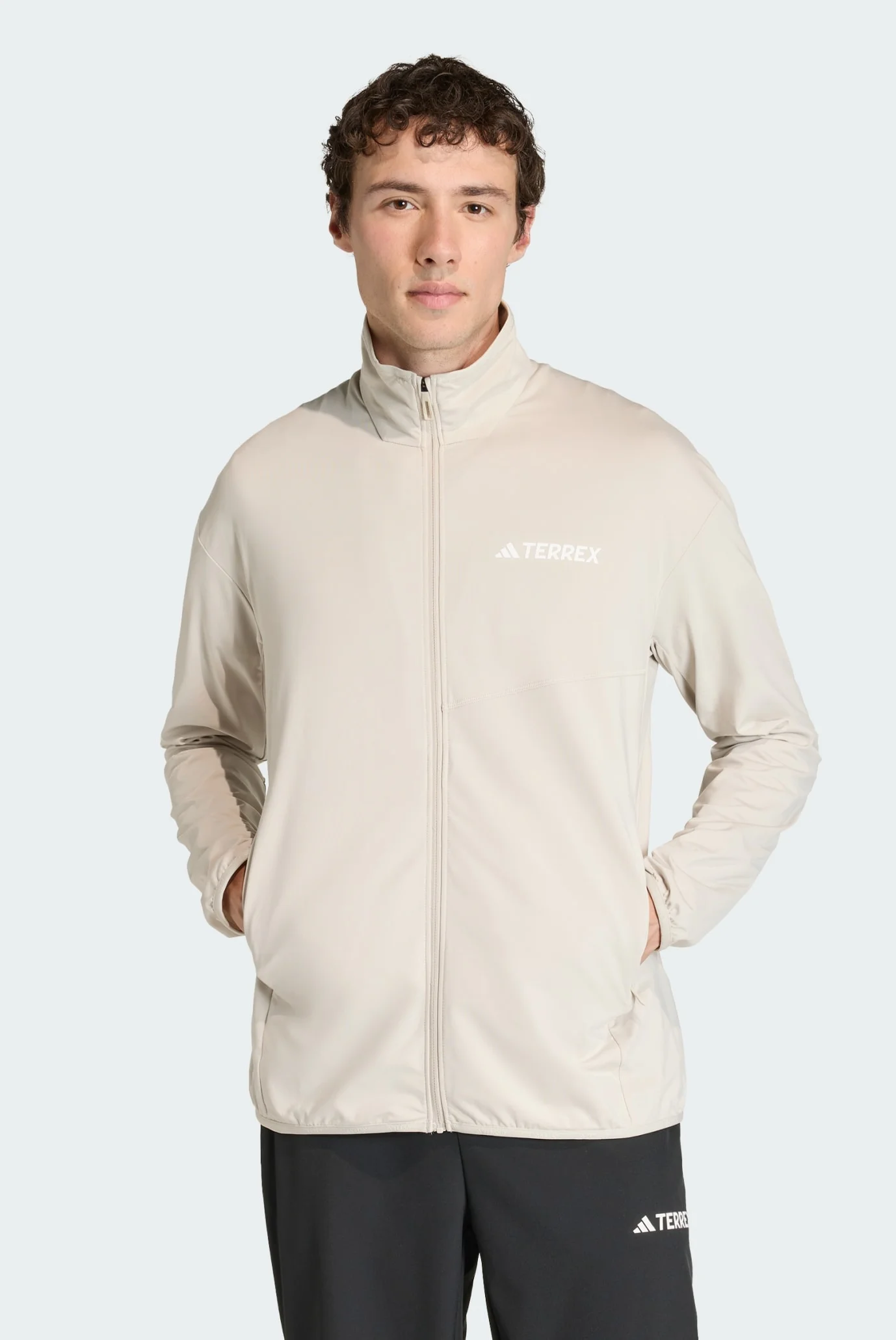 Чоловіча бежева спортивна кофта Terrex Multi CLIMAWARM Full-Zip