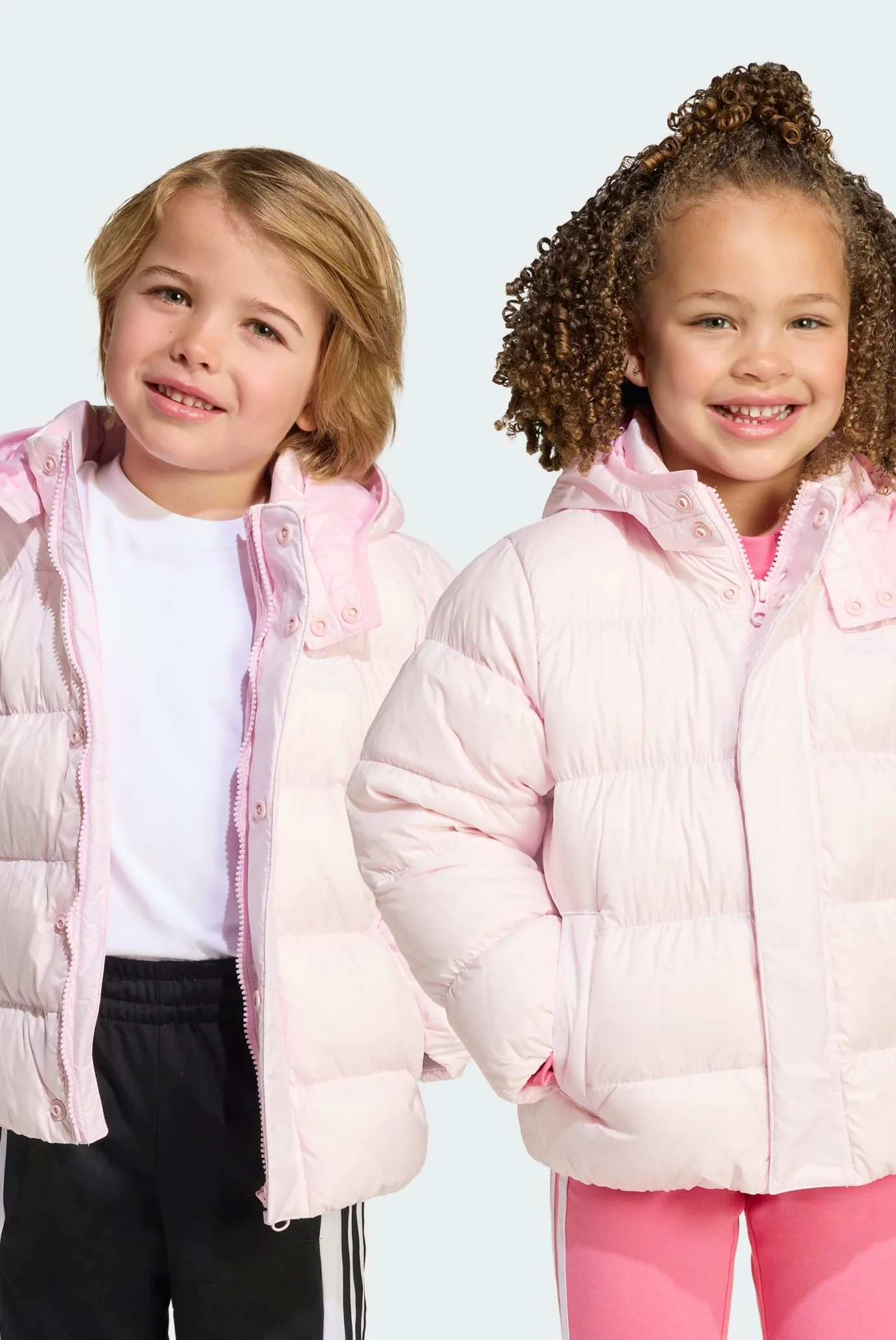 ウェア K Детская пудровая куртка Kids adidas JV8547 — MD-Fashion