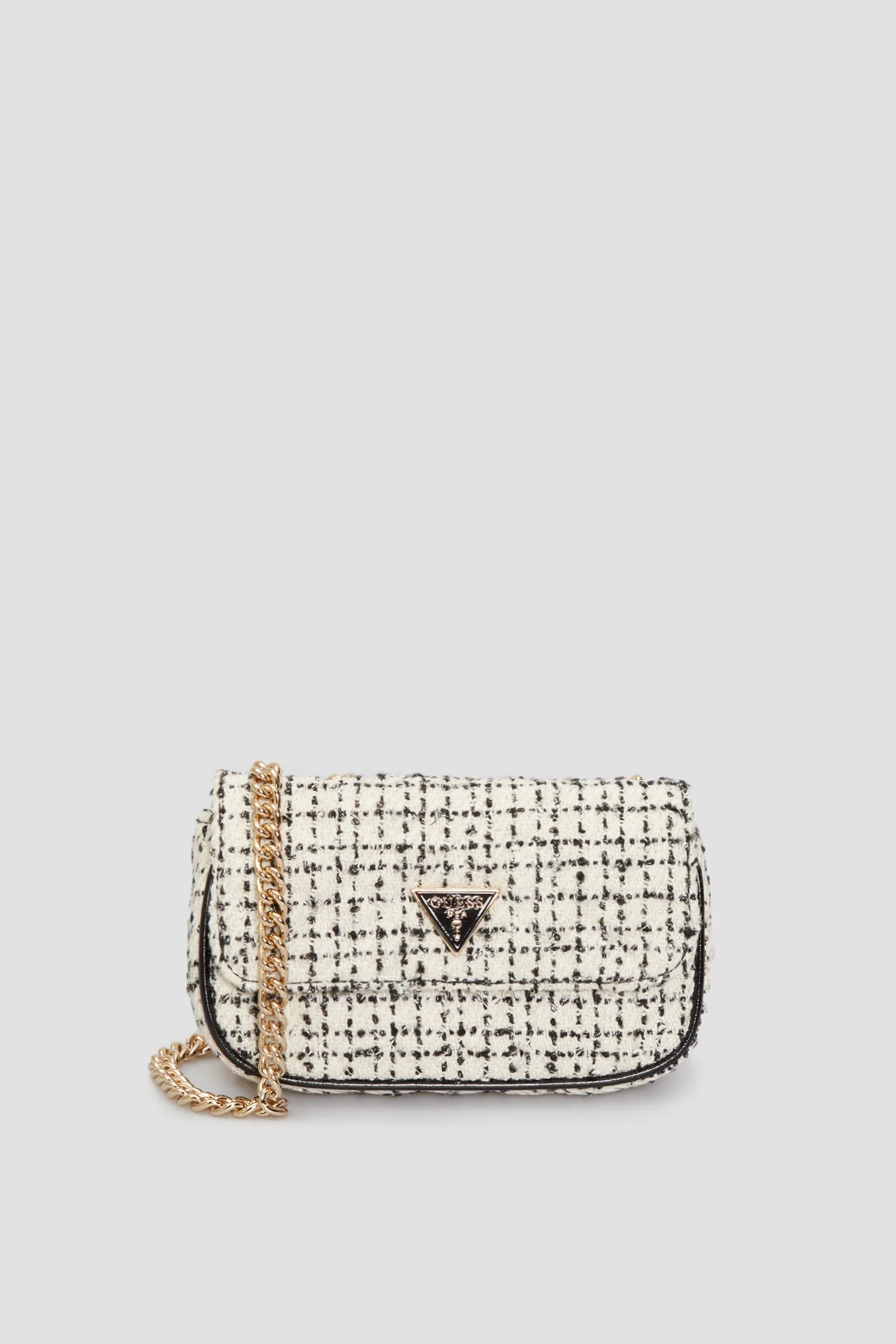 Женская твидовая сумка Guess HWTZ87.00780;BKW — MD-Fashion